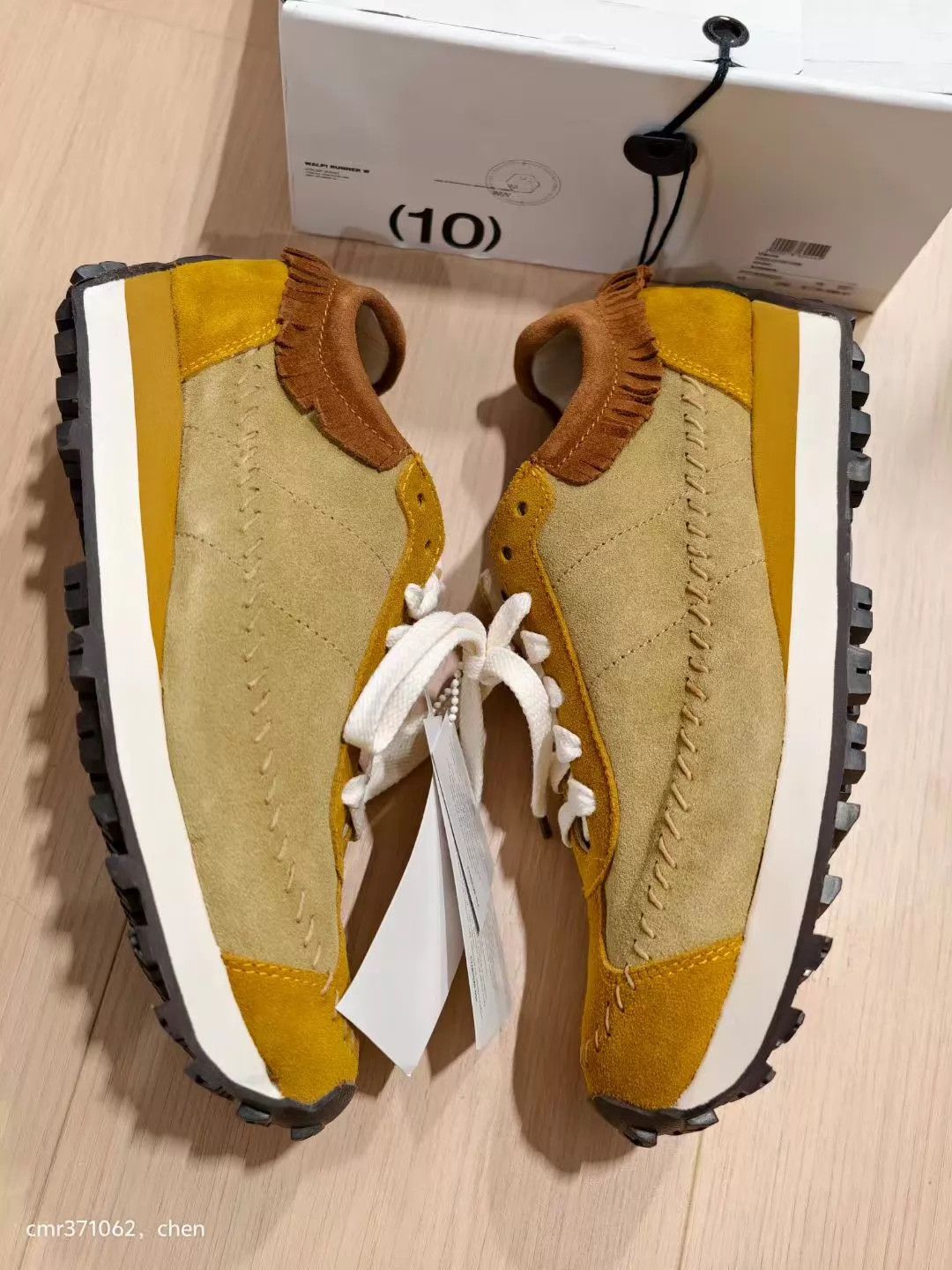 Visvim visvim 22ss walpi runner w khaki w10 calf suede/horse vibram Size US 10 / EU 43 - 4 Thumbnail