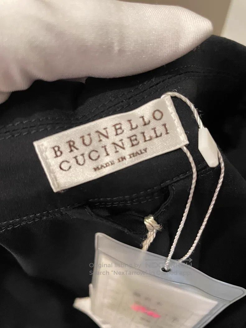 Brunello Cucinelli Brunello Cucinelli Black Linen Cotton Blazer Size S / US 4 / IT 40 - 3 Thumbnail