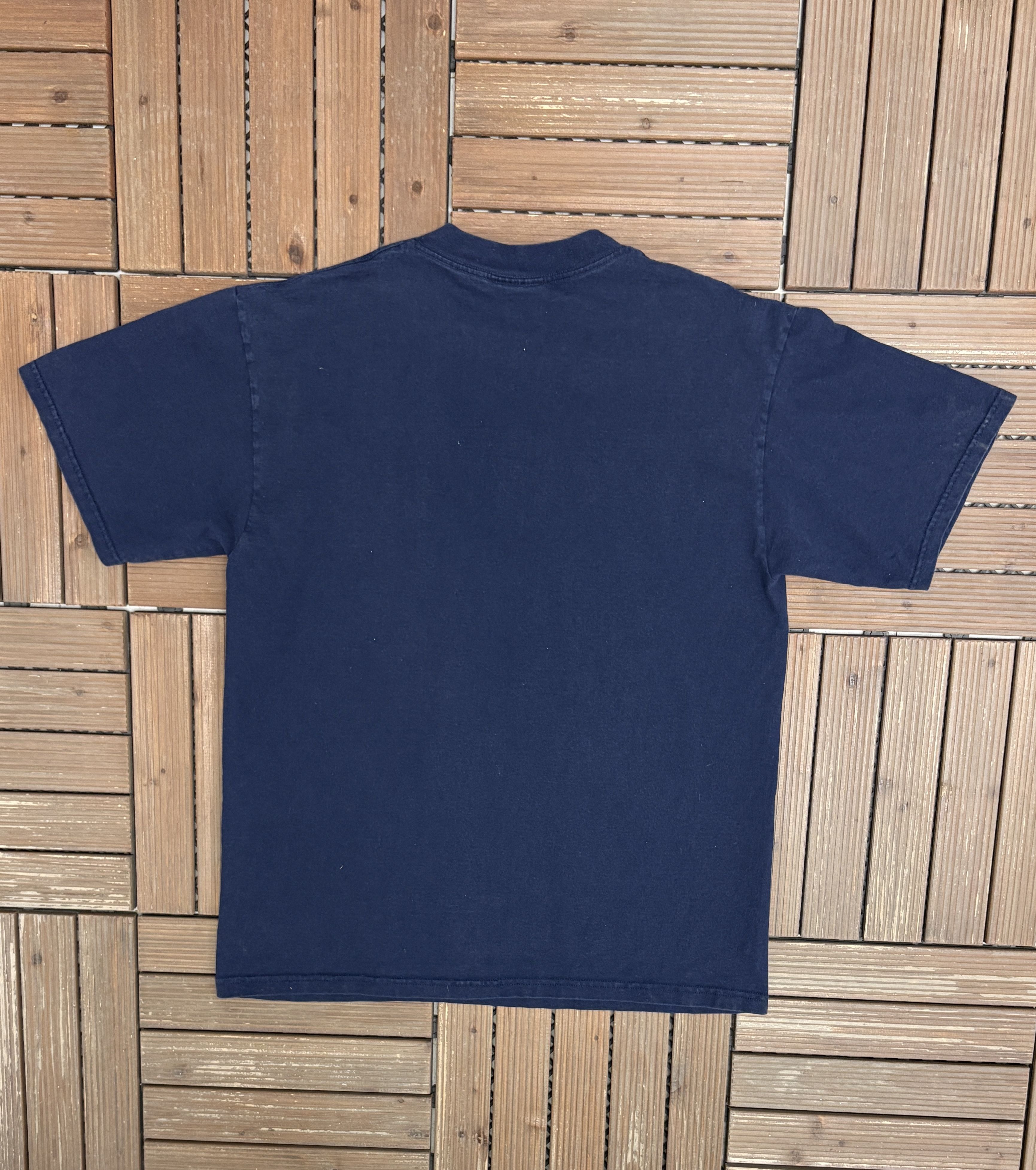 Vintage Cleveland Indians Embroidered Vintage Blue T-Shirt Tee Size US L / EU 52-54 / 3 - 3 Thumbnail