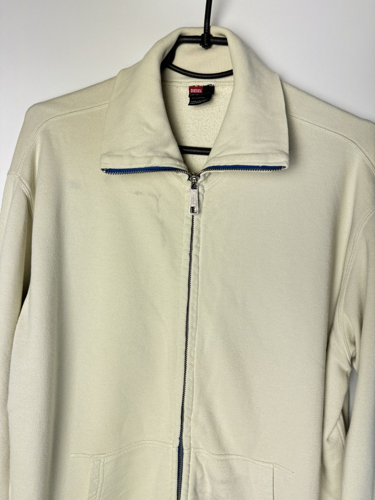 Diesel Vintage 90s Diesel Full Zip Sweatshirt Avant Garde Style Size US XXL / EU 58 / 5 - 3 Thumbnail