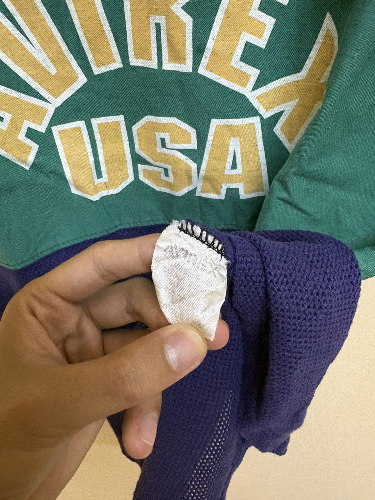 Avirex Vintage 90s Avirex USA American Collegiate Knit Mesh Tee Size US M / EU 48-50 / 2 - 6 Thumbnail