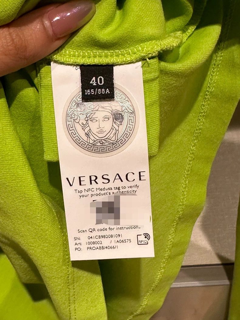 Versace Versace Slim long-sleeved T-shirt Size S / US 4 / IT 40 - 4 Thumbnail