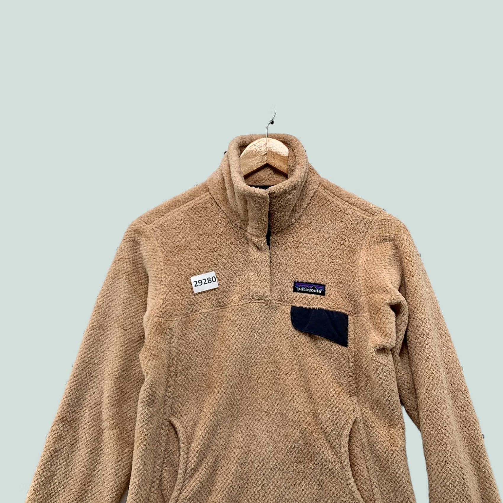 Patagonia Patagonia Re Tool Snap Sherpa Sweater Womens Small Brown Polartec Sherpa 17.5X24 Size S / US 4 / IT 40 - 1 Thumbnail