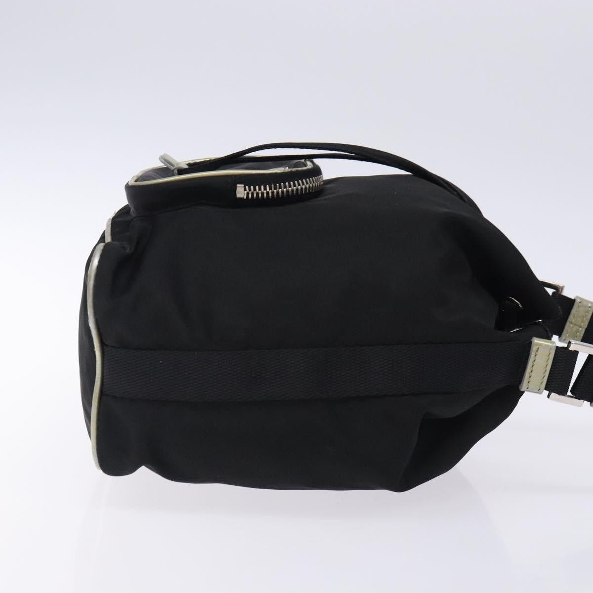 Prada PRADA Hand Bag Nylon Black Silver Size ONE SIZE - 4 Thumbnail