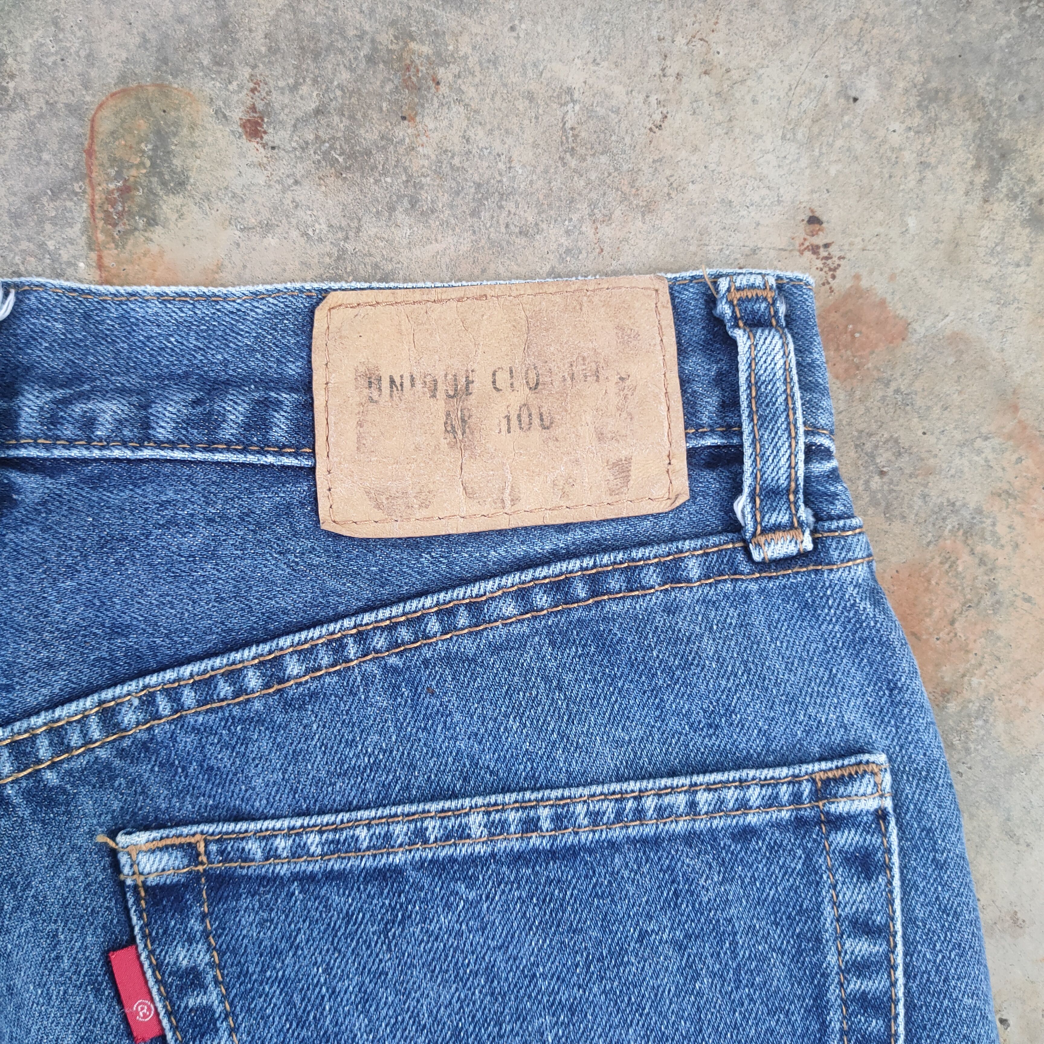 Warehouse W27 VINTAGE WAREHOUSE FADED BLUE WASH JEAN PANTS Size US 27 - 10 Thumbnail