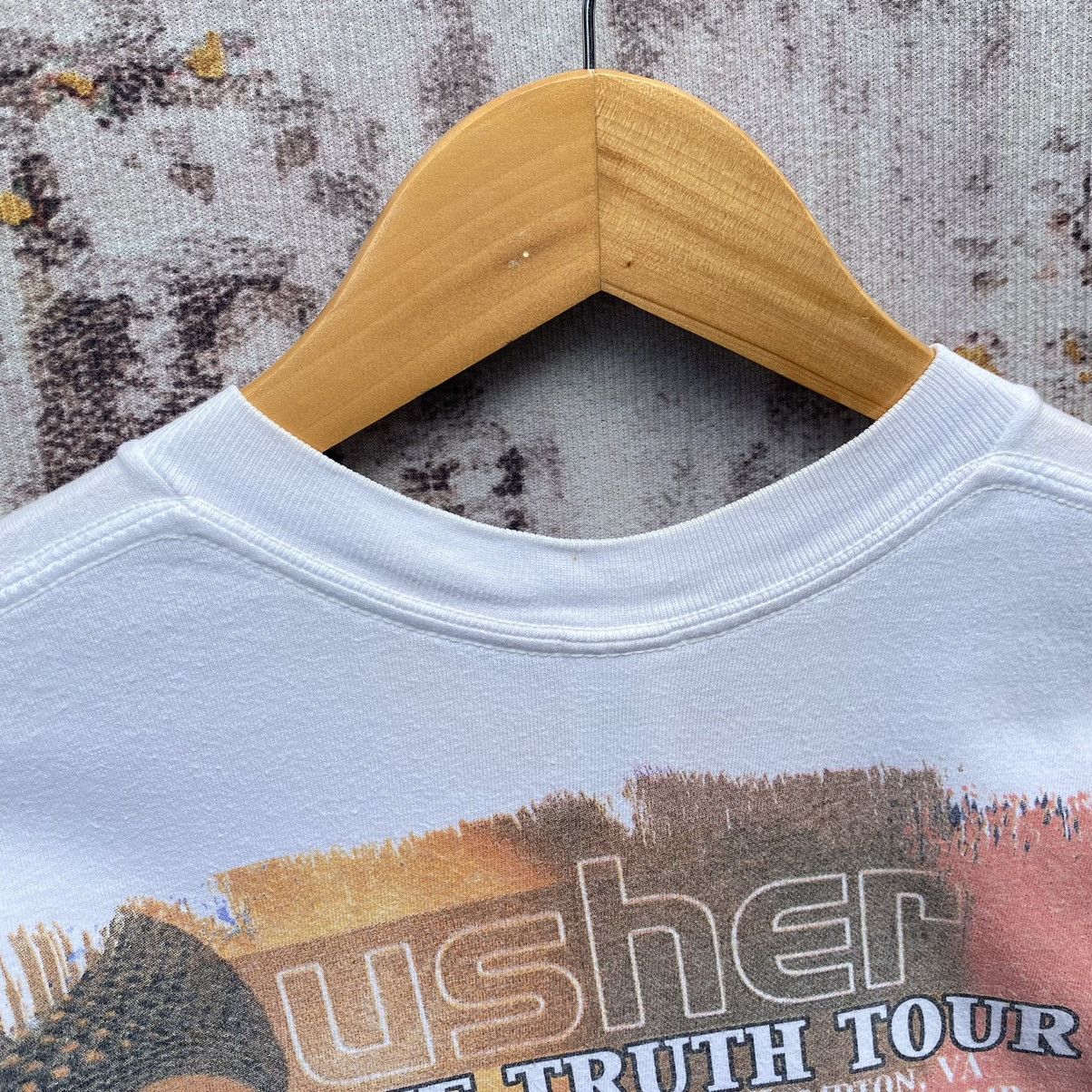 Band Tees Vintage Y2K Kanye West Usher Shirt The Truth Tour Rap 2004 Size US M / EU 48-50 / 2 - 12 Thumbnail