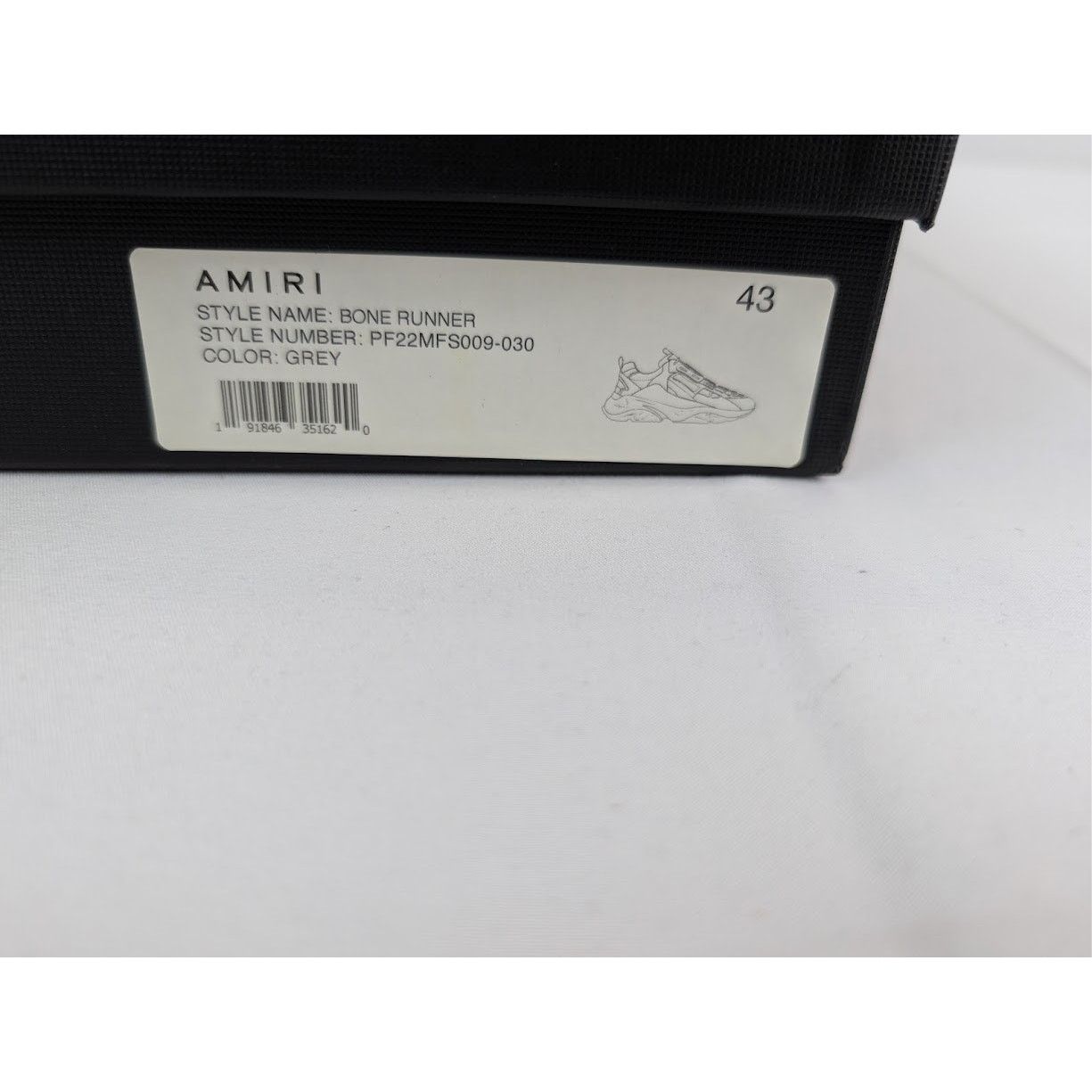 Amiri o1rshd1 Q:2 / Bone Runner in Gray Size US 10 / EU 43 - 23 Thumbnail