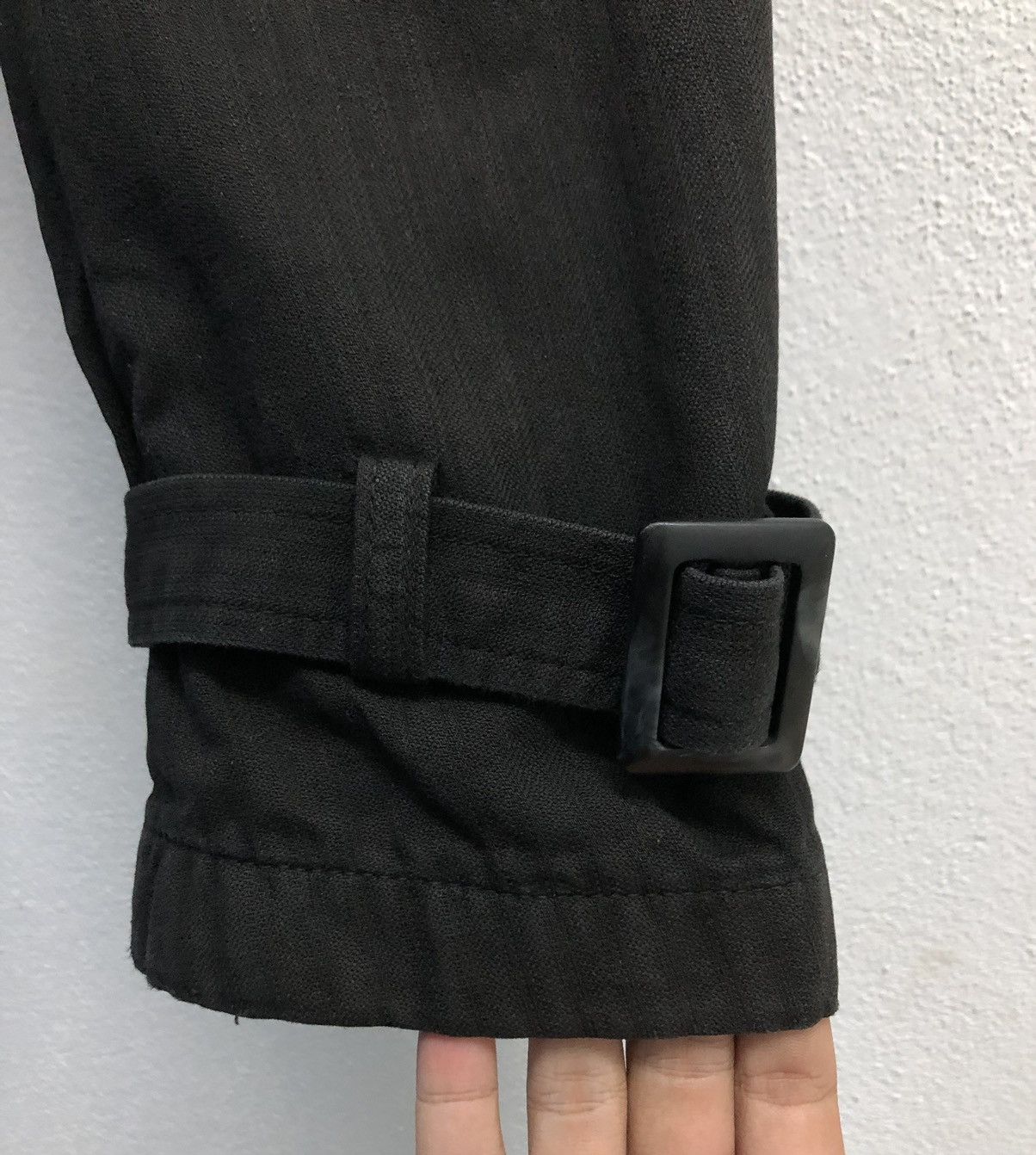 Japanese Brand PPFM Black Cotton Work Jacket – Minimalist Utility Style Size L / US 10 / IT 46 - 8 Thumbnail