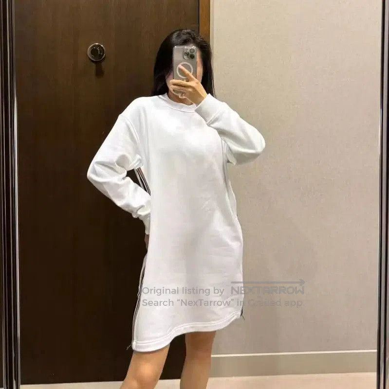 Burberry Burberry White Cotton Logo Sweatshirt. Size L / US 10 / IT 46 - 5 Thumbnail