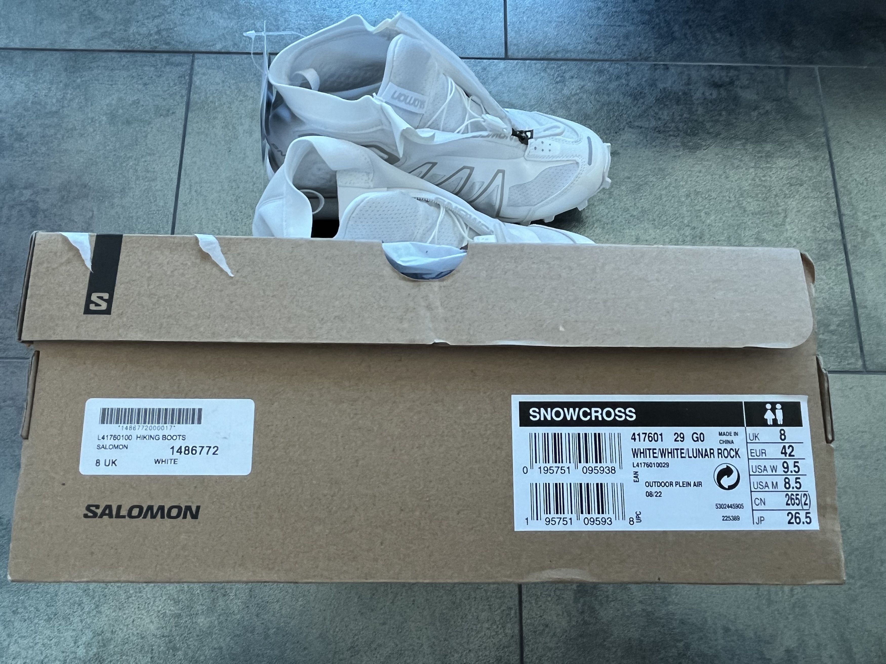 Salomon Salomon Snowcross Hightop White Size US 8.5 / EU 41-42 - 15 Thumbnail
