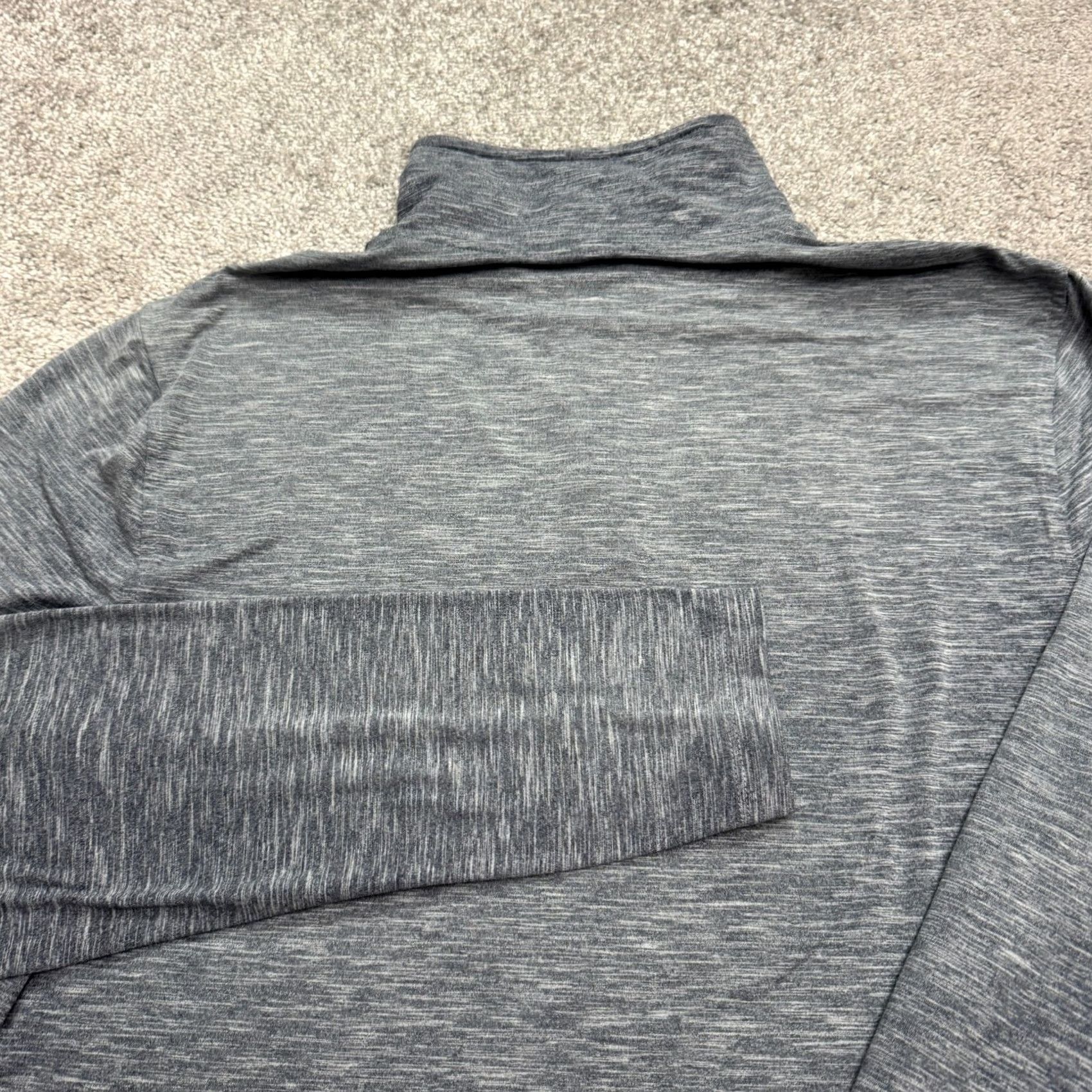 J.Crew J.Crew Performance 1/4 Zip Pullover Shirt Mens M Heather Gray Long Sleeve Regular Fit Zip Neck Mock Neck Casual Outdoor Size US M / EU 48-50 / 2 - 6 Thumbnail