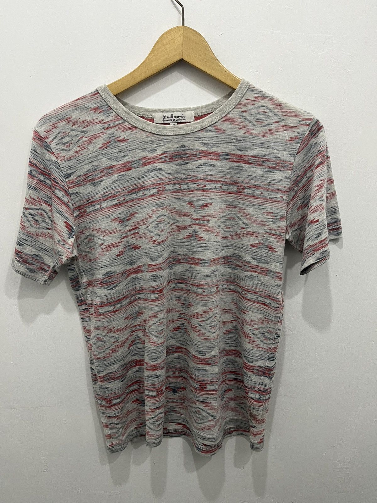 Japanese Brand Navajo Aztec Pattern by Lab works Short Sleeve Tees Size US S / EU 44-46 / 1 - 1 Thumbnail