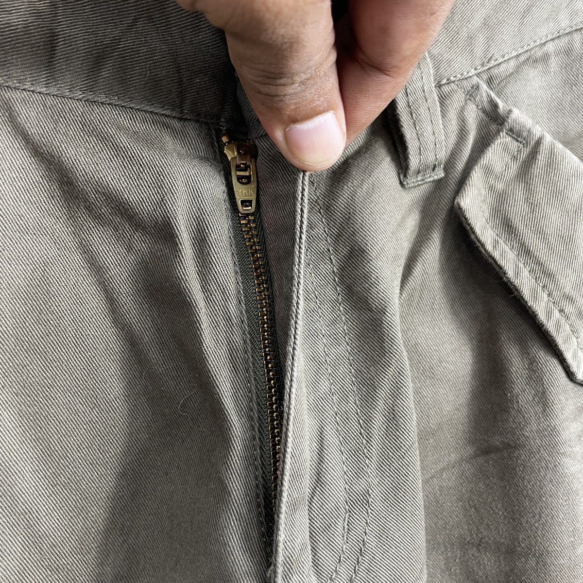 Japanese Brand × Vintage Vintage Dominate Handcrafted Jeans Faded Cargo Pants Size US 31 - 8 Thumbnail