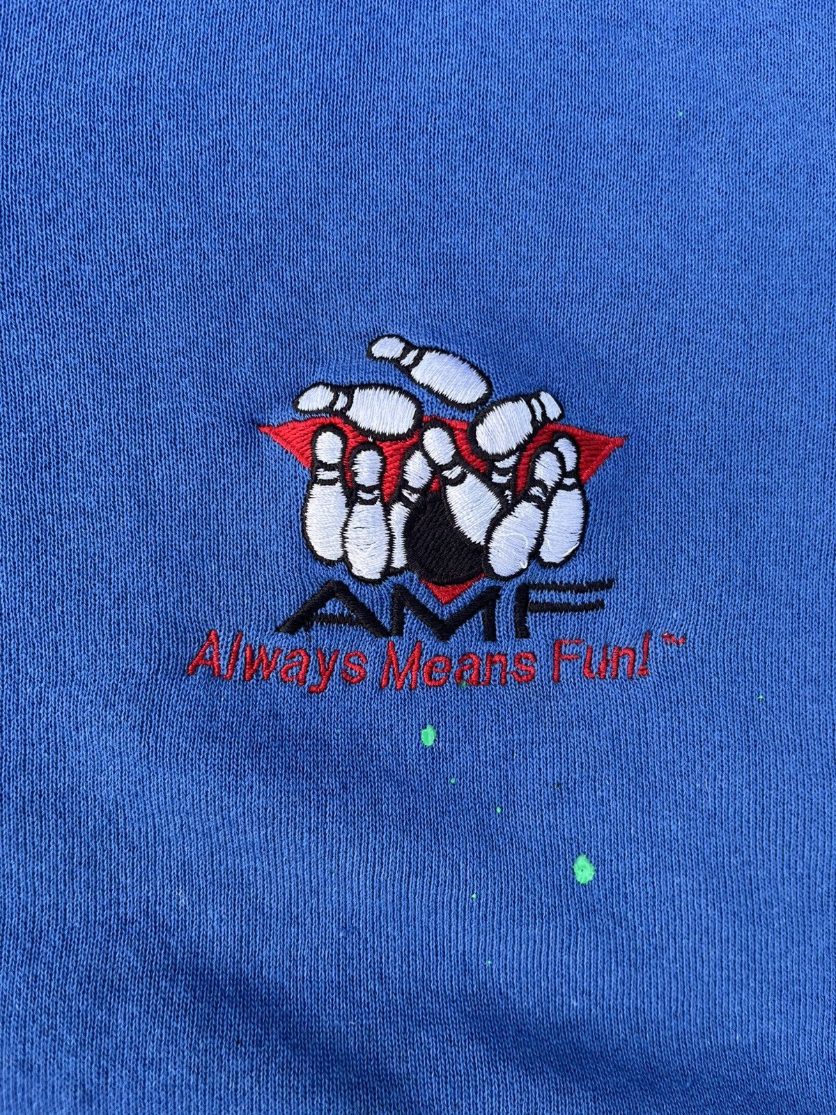 Vintage Vintage AMF Bowling Crewneck Sweatshirt Always Means Fun Size US L / EU 52-54 / 3 - 3 Thumbnail
