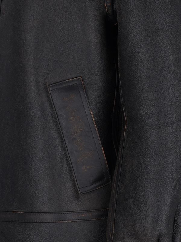 Saint Laurent Paris o1bcso1str1125 Avaitor Jacket in Dark Brown Size S / US 4 / IT 40 - 3 Thumbnail