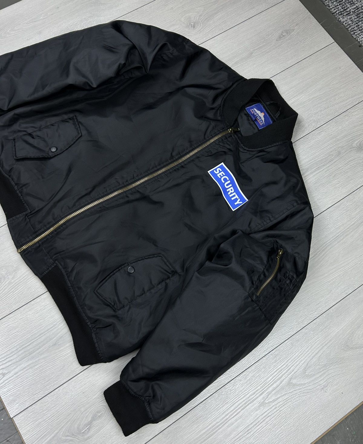 Japanese Brand × Vintage Security Aviation Flight Vintage Jacket MA-1 USA size XL Size US XL / EU 56 / 4 - 3 Thumbnail