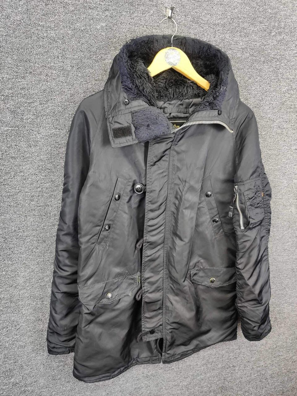 Alpha Industries Vintage Alpha Industries N-3B Military Flight Jacket Size US M / EU 48-50 / 2 - 5 Thumbnail