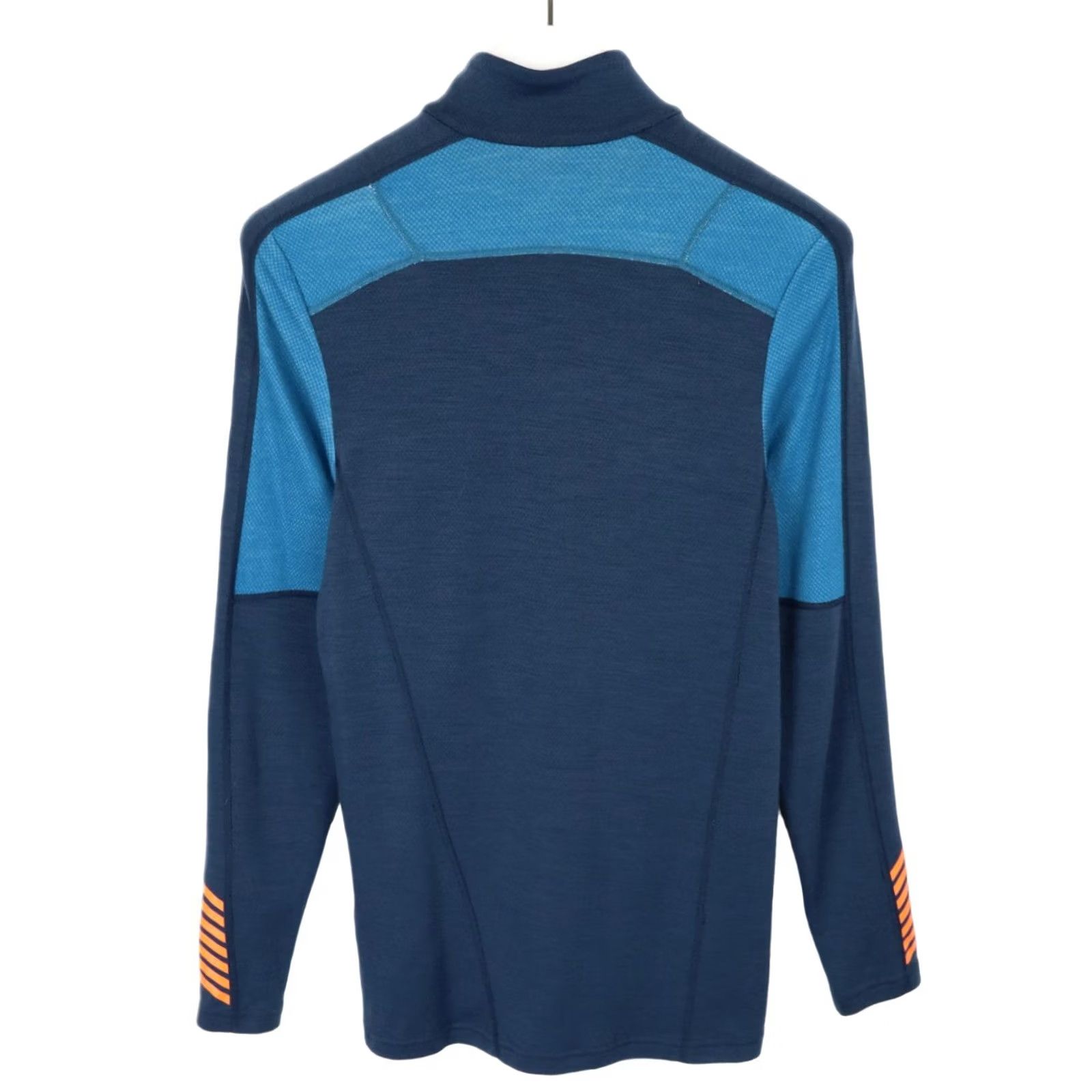 Helly Hansen Helly Hansen Sweatshirt Men's SMALL Blue Pullover Merino Wool Blend Half Zip Neck Size US S / EU 44-46 / 1 - 2 Thumbnail