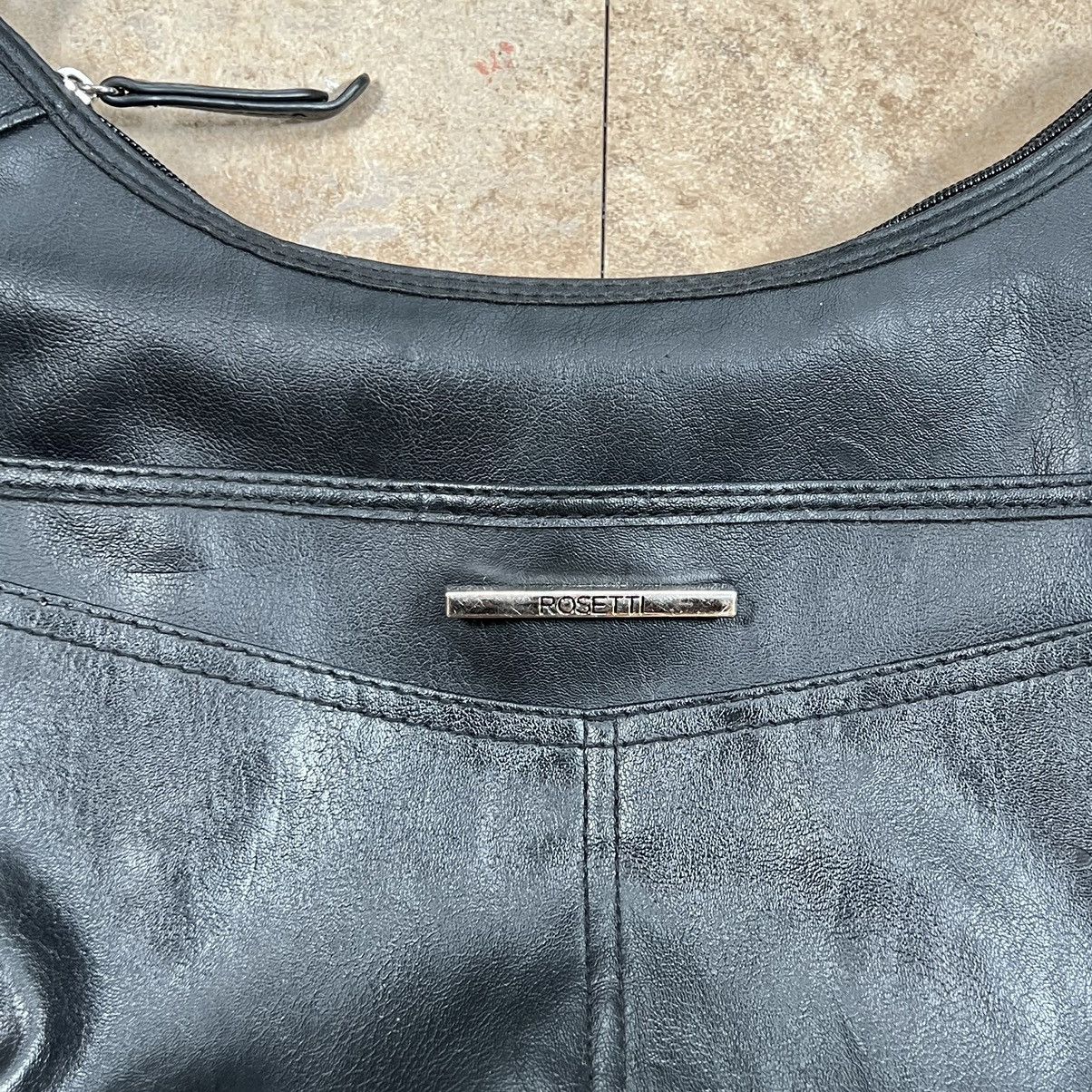 Other Rosetti Handbag Purse Leather Black Double Handle Zip Chic Size ONE SIZE - 3 Thumbnail