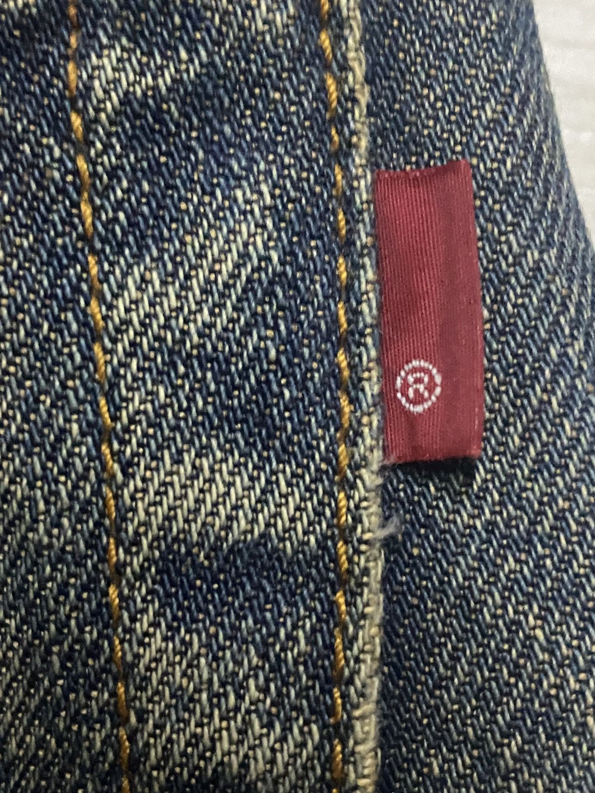 CDG by Comme des Garcons Casual Land Japan Brand Mud Wash Distressed Baggy Jeans Size US 34 / EU 50 - 11 Thumbnail