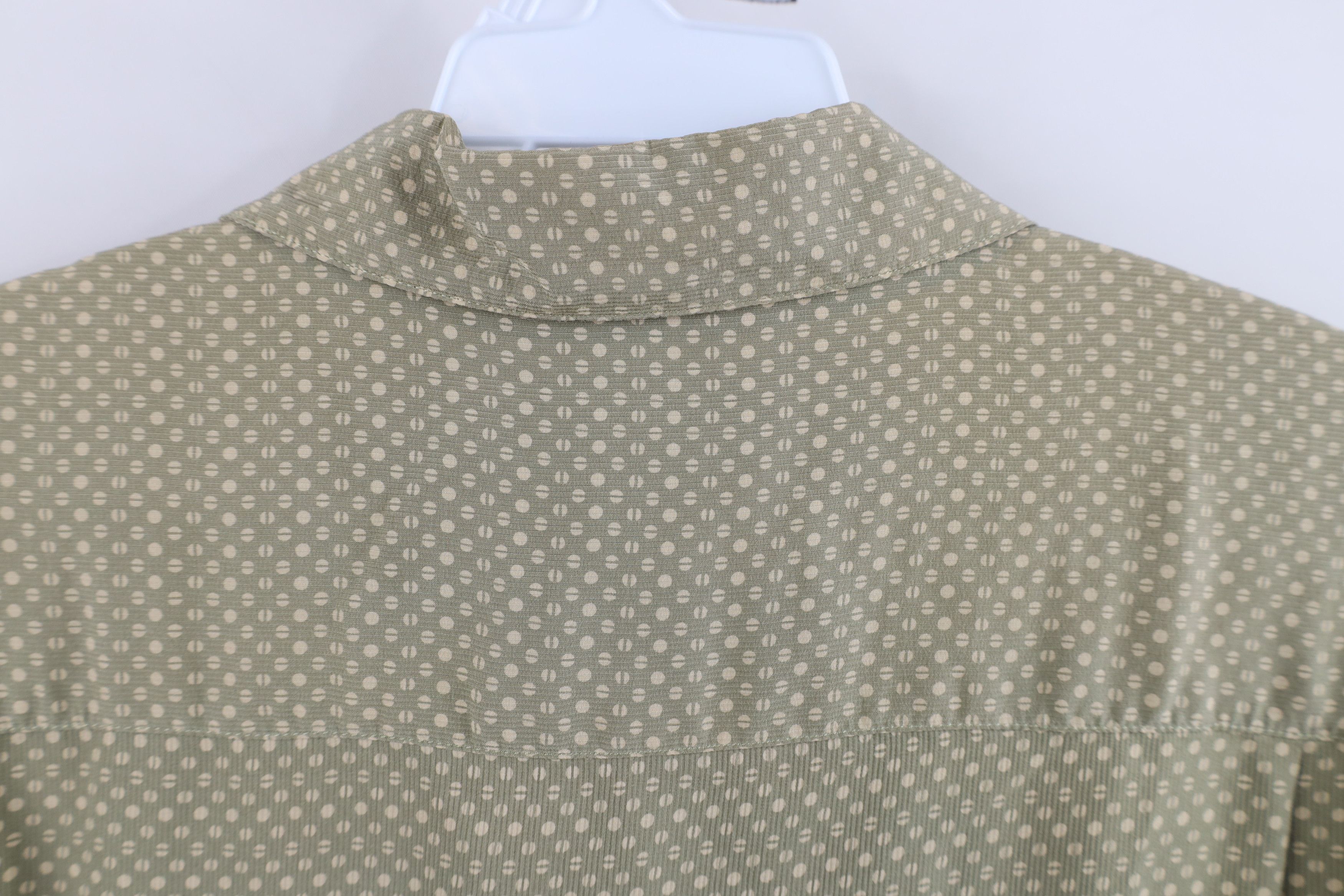 Vintage Vintage 90s Streetwear Polka Dot Short Sleeve Button Shirt Size US L / EU 52-54 / 3 - 9 Thumbnail