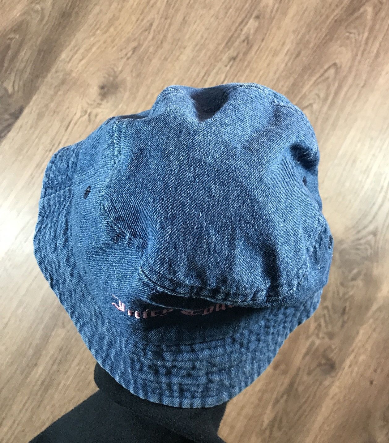 Juicy Couture × Vintage Juice Couture Denim Panama Hat Size ONE SIZE - 6 Thumbnail