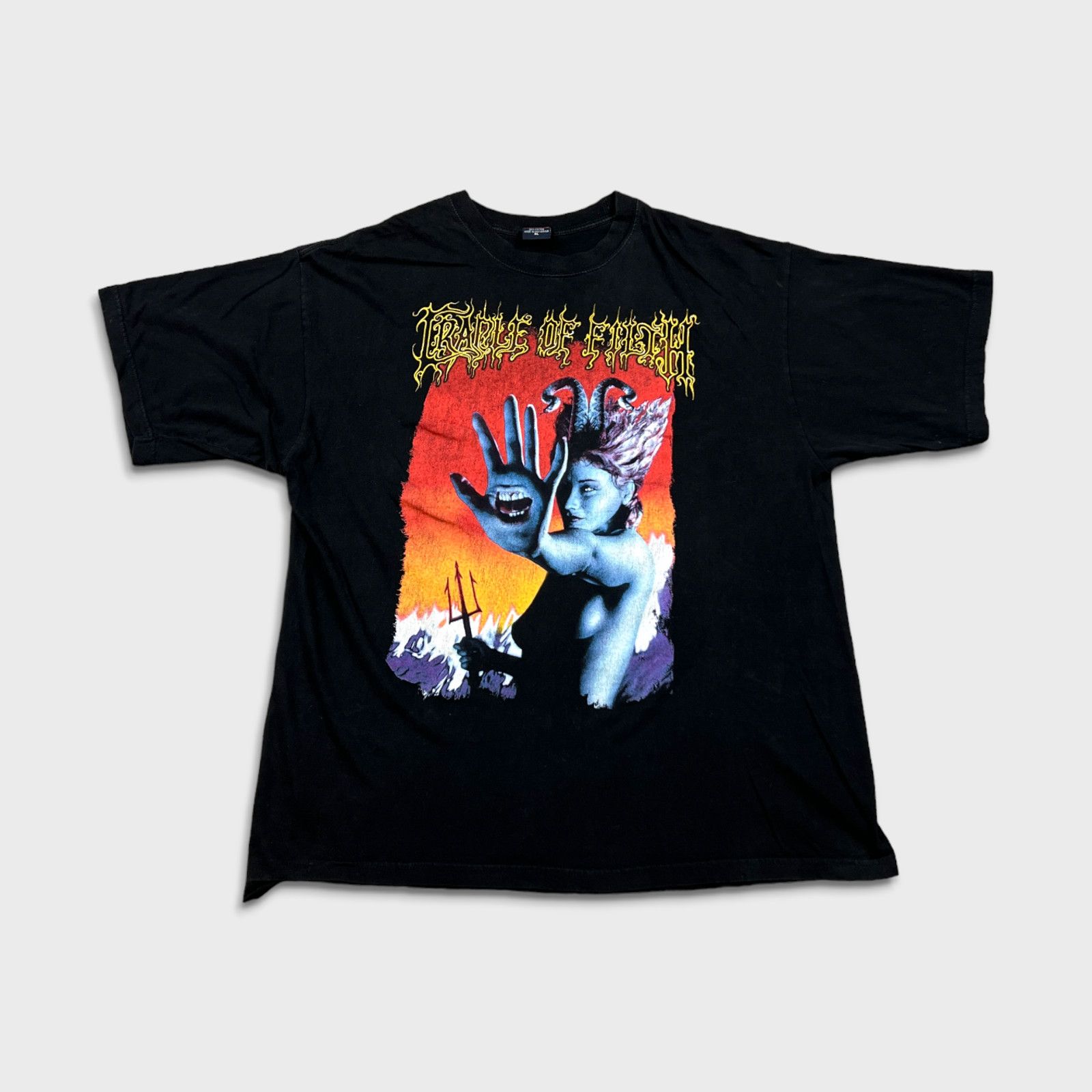 Band Tees × Vintage VTG 2000 Cradle of The Filth XL Speak To The Hand Band Tee Size US XL / EU 56 / 4 - 1 Thumbnail