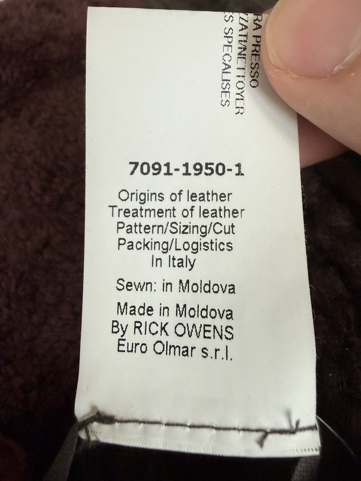 Rick Owens Rick Owens Mastodon FW16 Shearling Moto Jacket Size US M / EU 48-50 / 2 - 10 Thumbnail