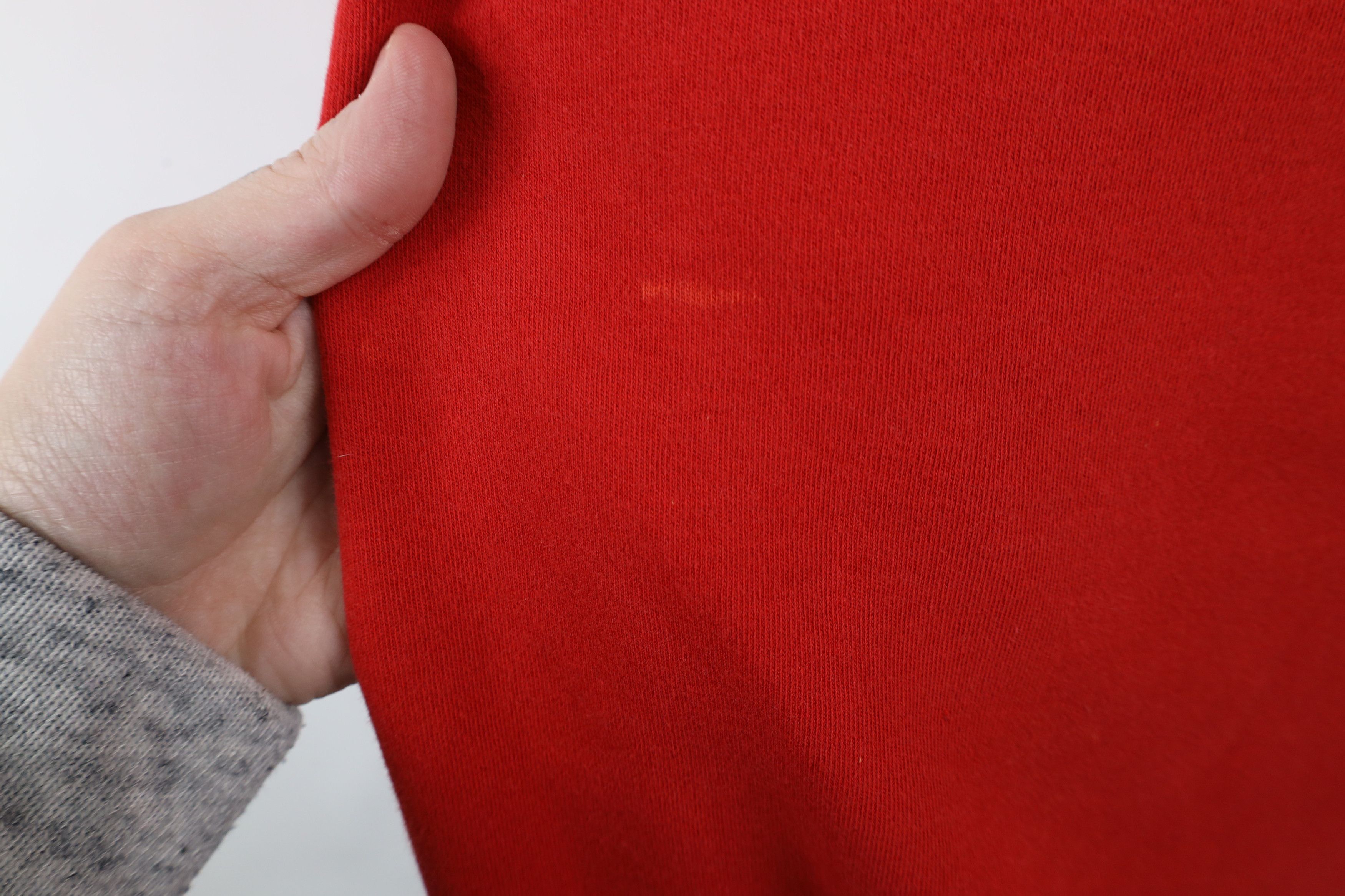 Disney × Vintage Vintage 90s Disney Winnie the Pooh Half Zip Shirt Top Red Size 3XL / US 20-22 - 7 Thumbnail