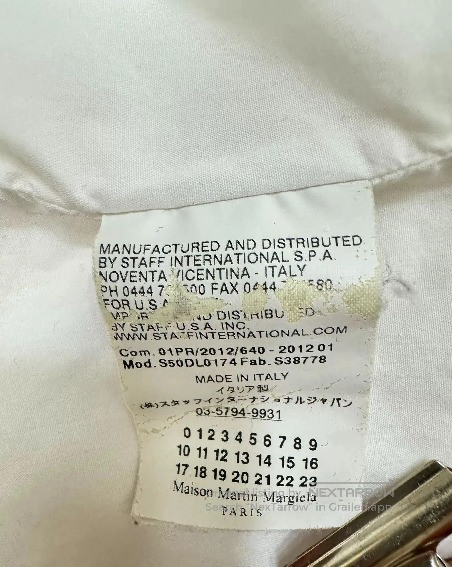 Maison Margiela Maison Martin Margiela White Shirt Size 44. Size US S / EU 44-46 / 1 - 8 Thumbnail