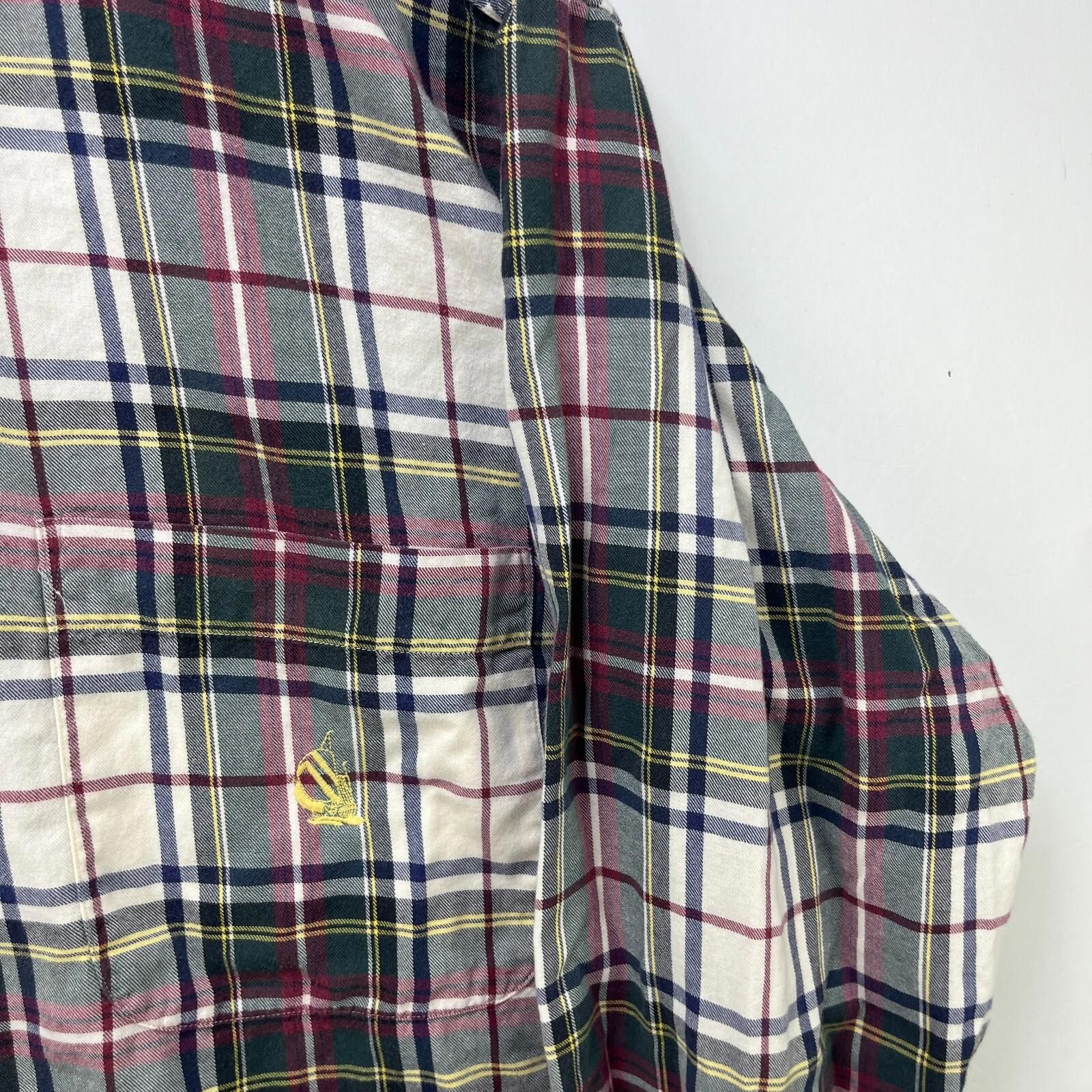Nautica Vintage 90s Nautica Plaid Button-Up Shirt Large Longsleeve Size US L / EU 52-54 / 3 - 3 Thumbnail