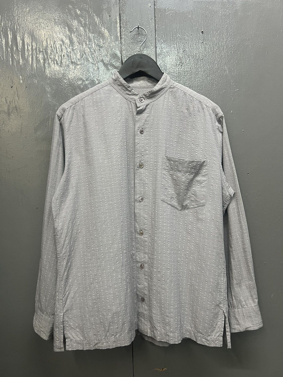 Issey Miyake Issey Miyake Mandarin Collar Shirt Button Up Size US M / EU 48-50 / 2 - 1 Thumbnail