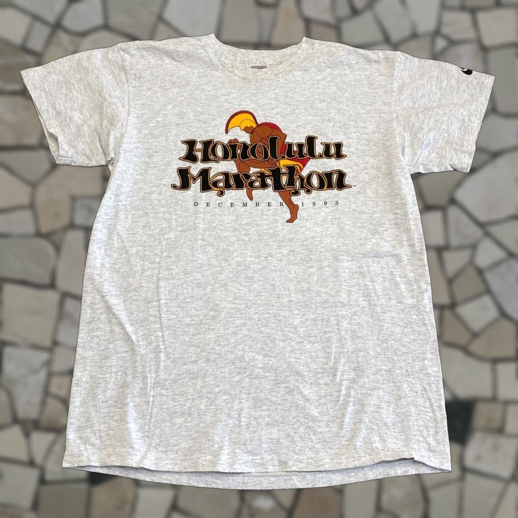 【美品】希少 00s y2k nike honolulu MARATHON 03 Vintage Y2K 2000 Nike Silver Tag Honolulu Marathon Finisher