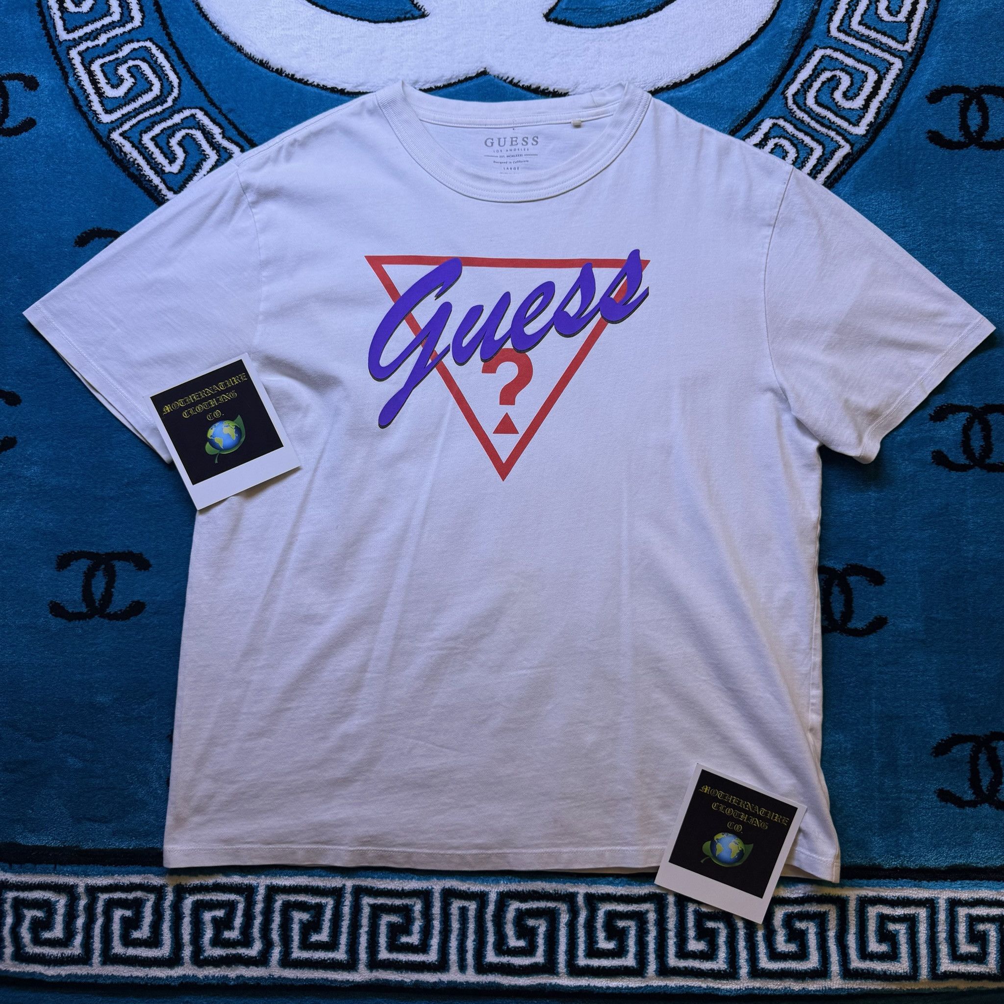 Guess ICONIC TRIANGLE LOGO S/S T SHIRT Size US L / EU 52-54 / 3 - 1 Thumbnail