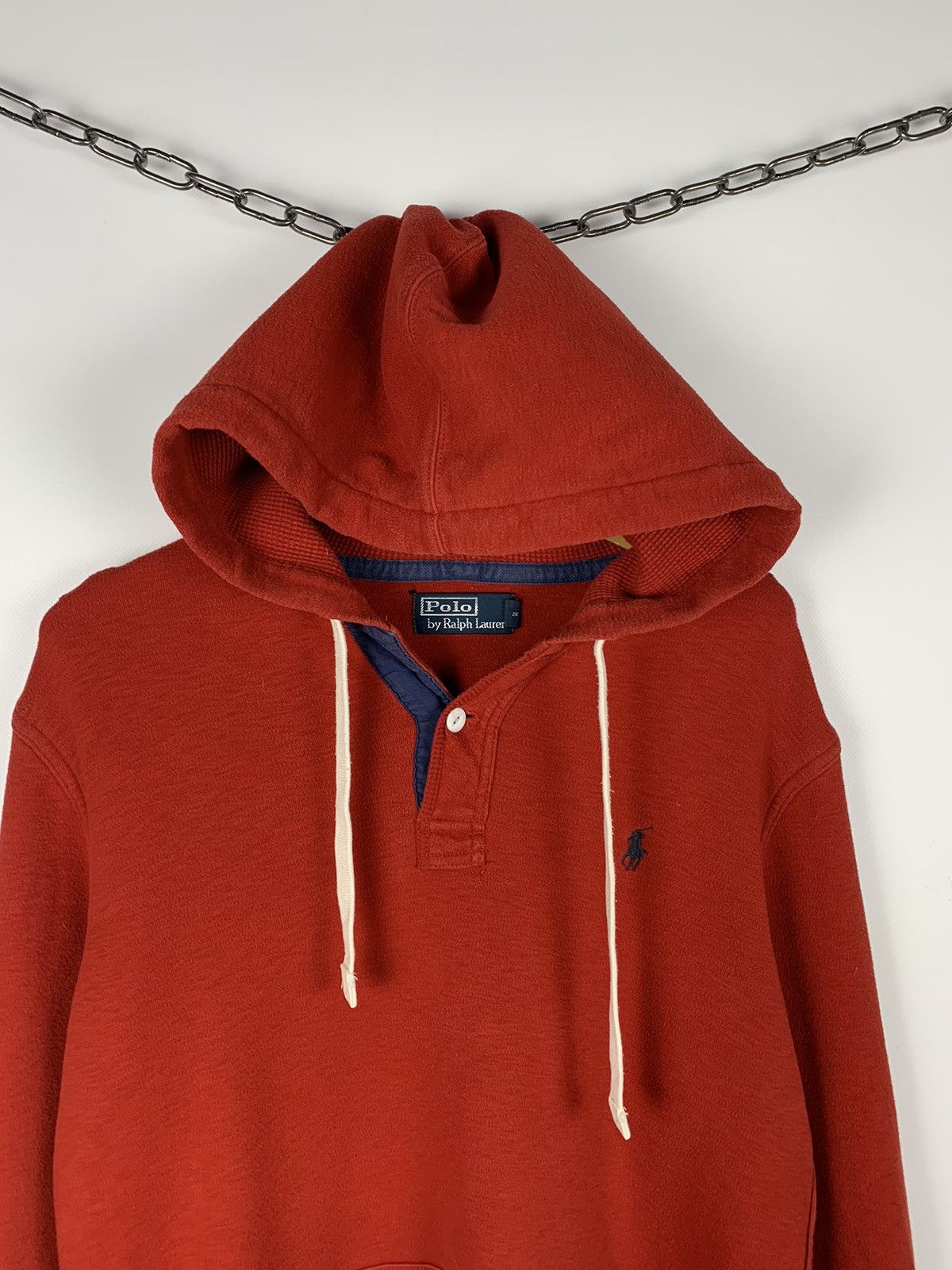 Polo Ralph Lauren Vintage 90’s Polo Ralph Lauren Heavyweight Hoodie Blue Pony Size US S / EU 44-46 / 1 - 2 Thumbnail