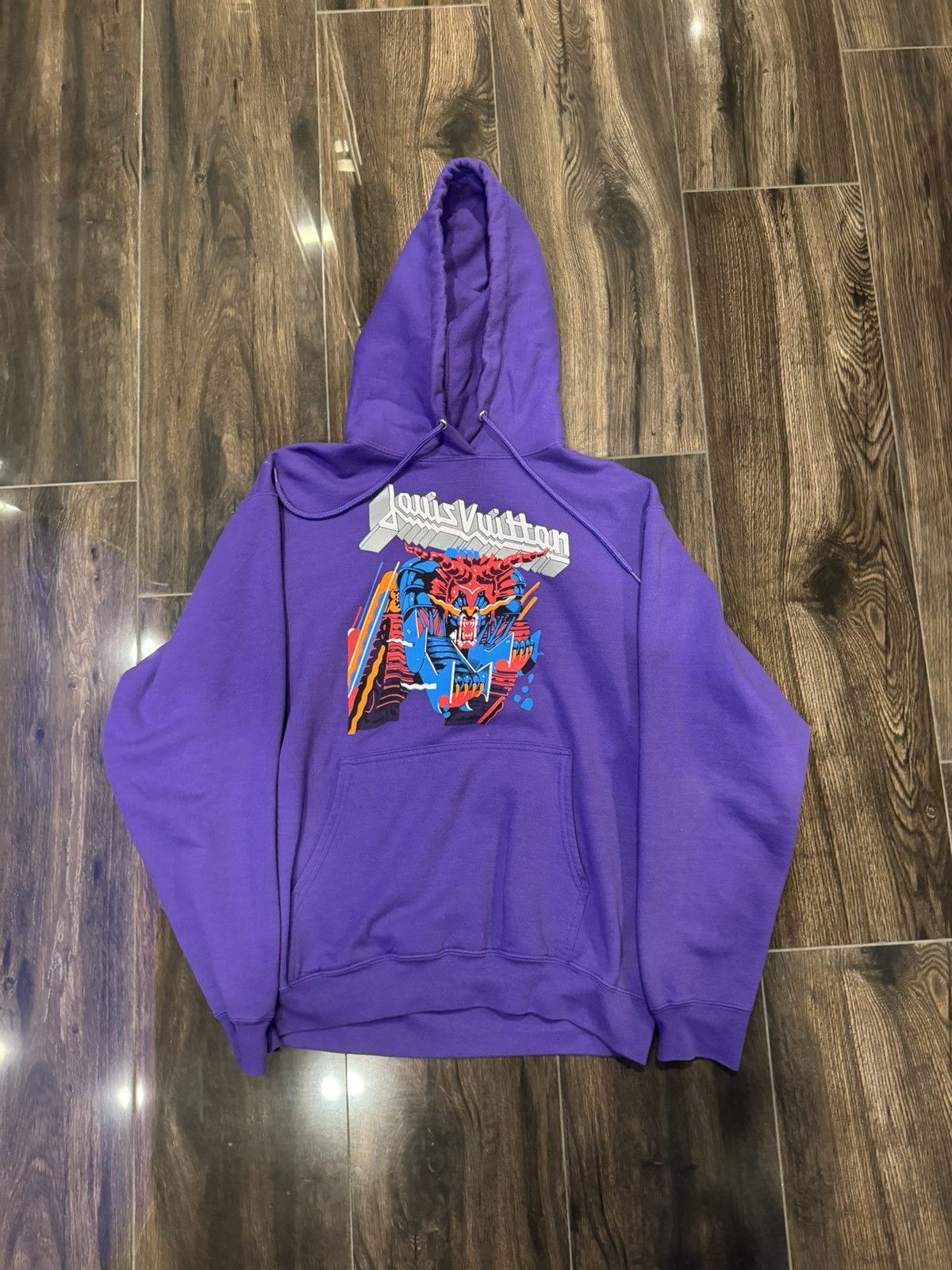 Bleach Goods Bleached Goods Louis Vuitton Band Inspired Hoodie Size US M / EU 48-50 / 2 - 1 Thumbnail