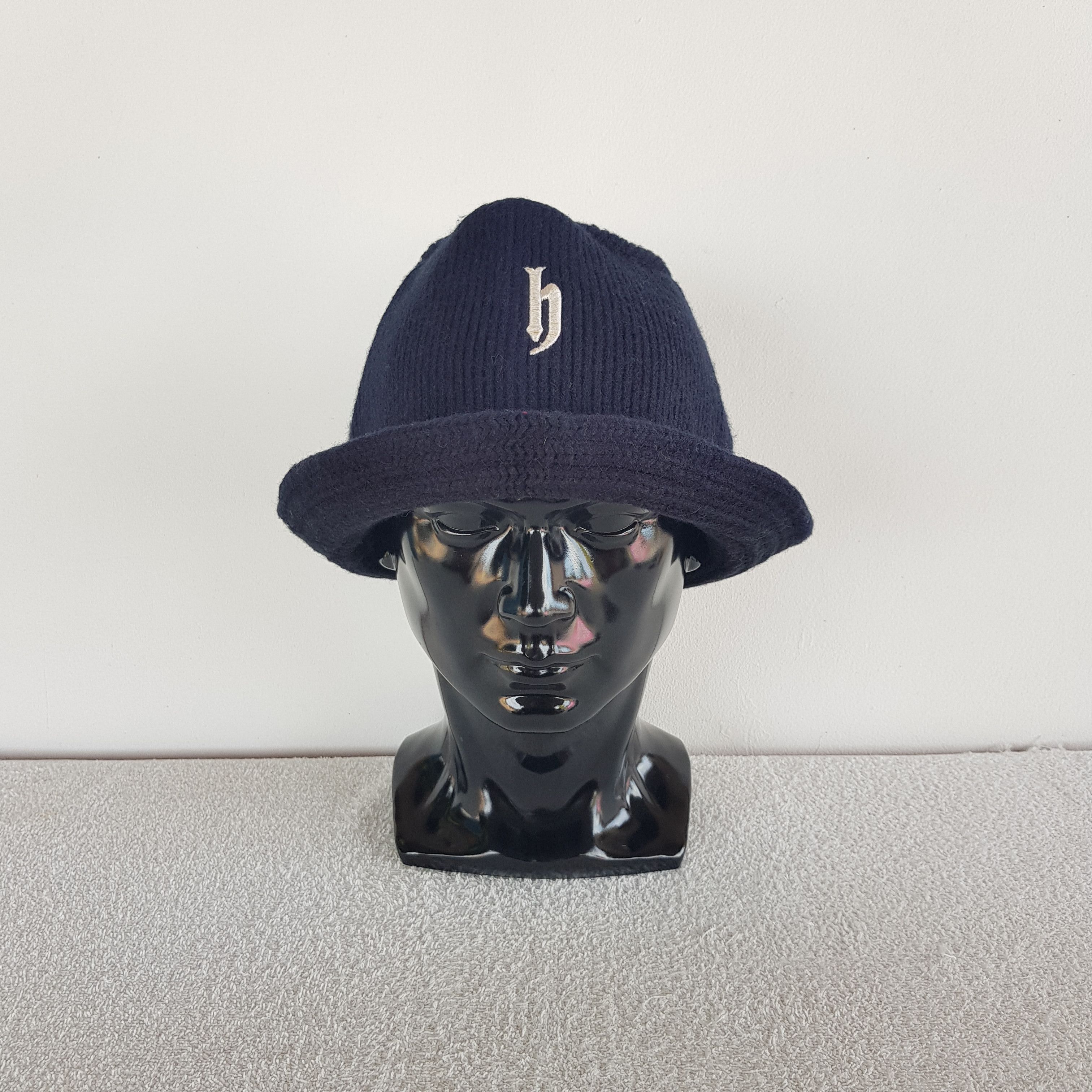 Japanese Brand Vintage DJ Honda Beanie Caps Fair Isle Ribbed Knit Hats. Size ONE SIZE - 2 Thumbnail