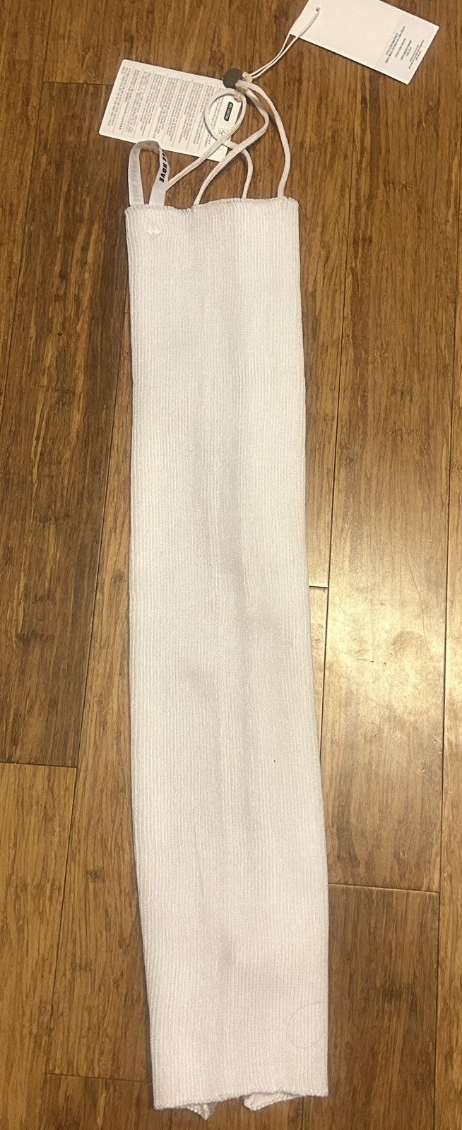 A. ROEGE HOVE A. Roege Hove Sofie Knit Cotton-Blend Mini Dress White Size S / US 4 / IT 40 - 3 Thumbnail