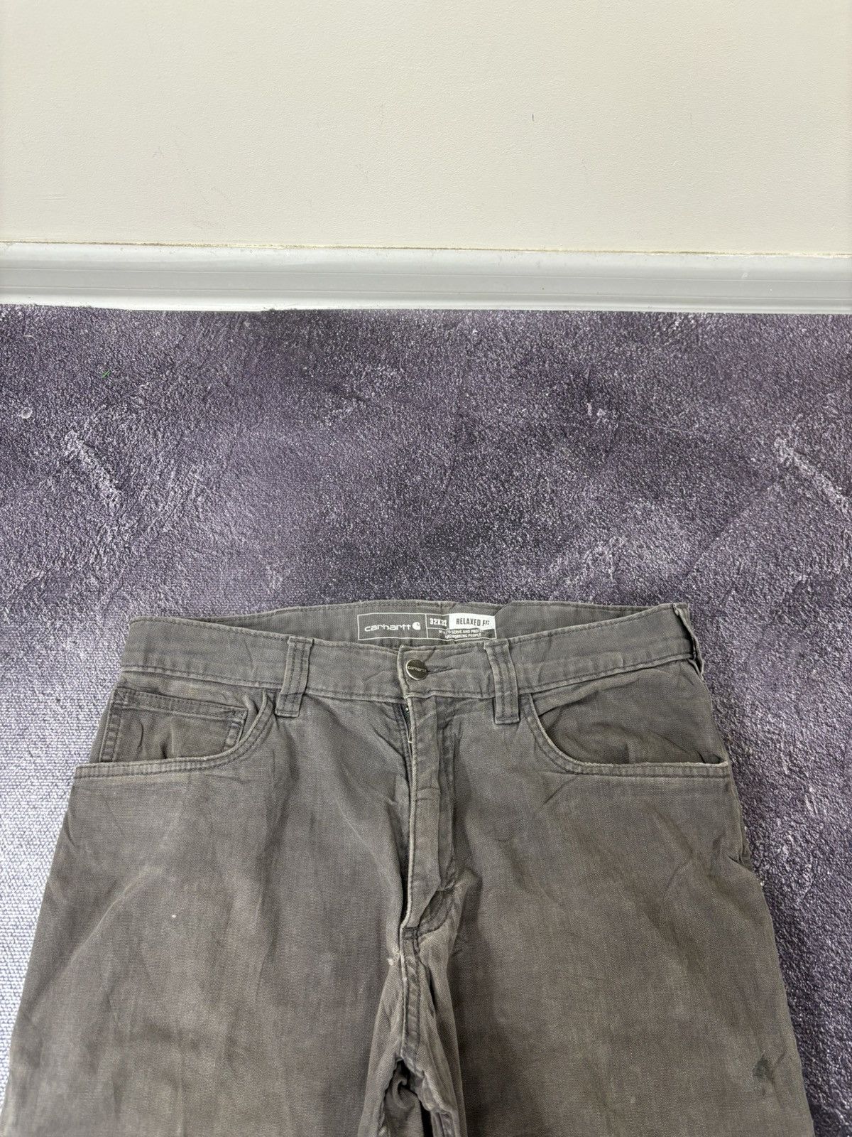 Carhartt Vintage Carhartt USA Gray Y2K Work Hype Pants Jeans Size US 32 / EU 48 - 11 Thumbnail