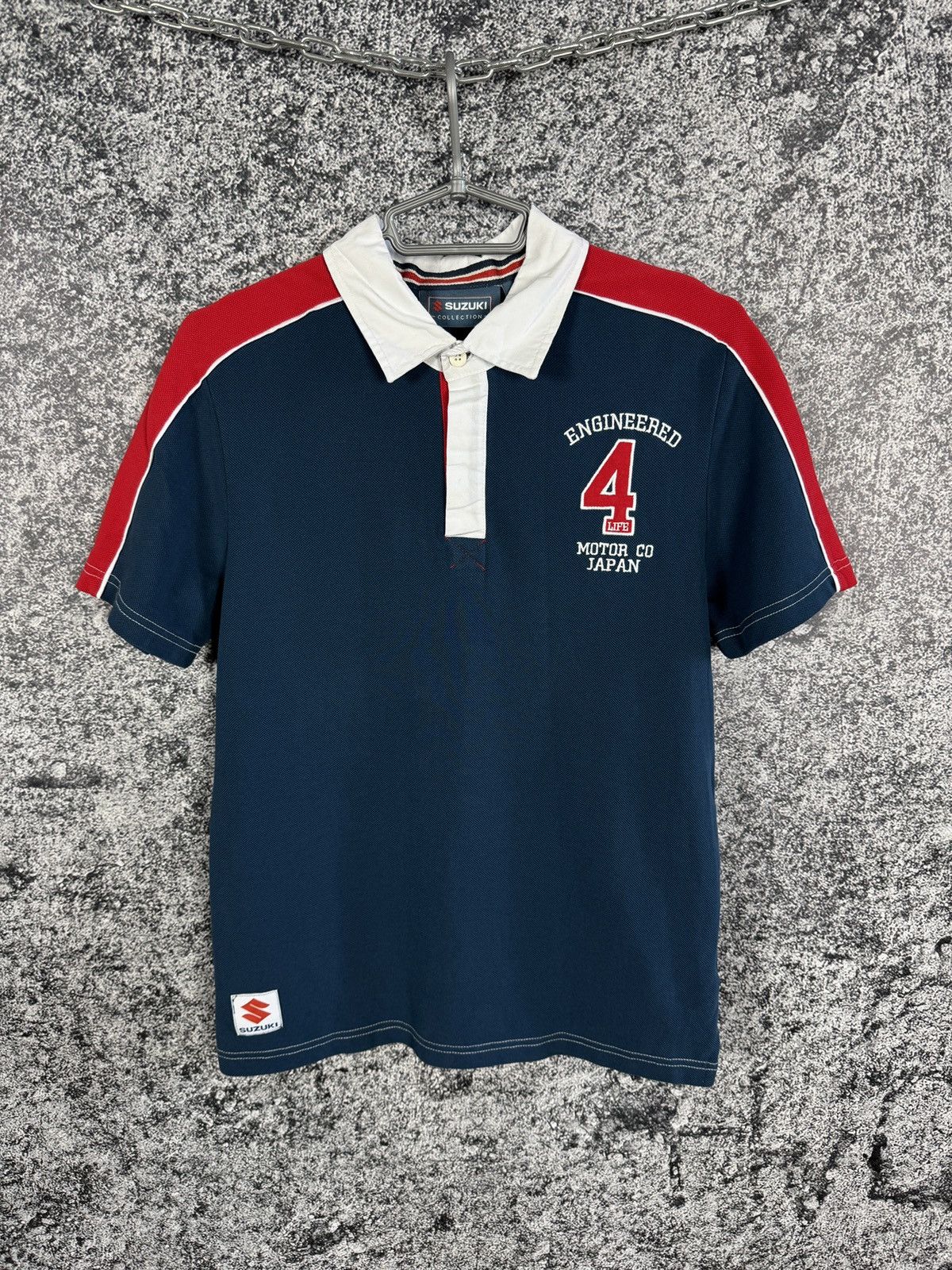 Vintage Suzuki Racing Polo Shirt Motor Co Japan Engineered Size S Size US S / EU 44-46 / 1 - 2 Thumbnail