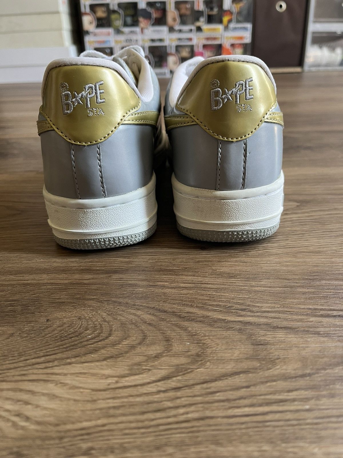 Bape A Bathing Ape Bapesta M2 Gold Silver OG Size 9 Size US 9 / EU 42 - 4 Thumbnail