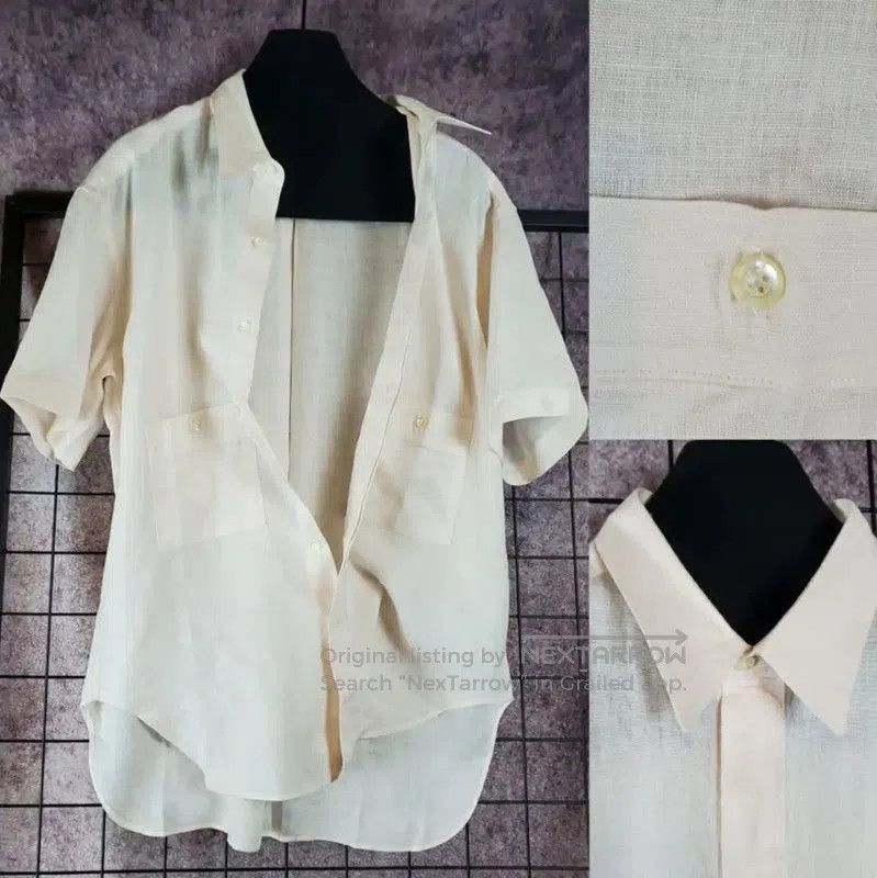 Dior Dior Summer Pink Linen Short Sleeve Shirt . Size US L / EU 52-54 / 3 - 3 Thumbnail