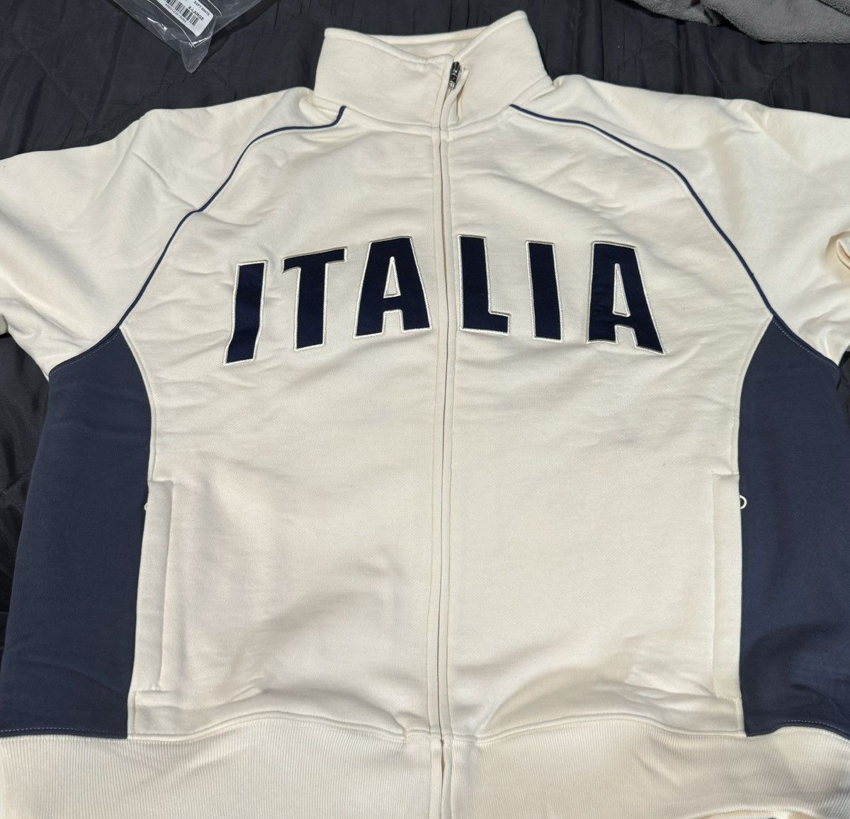 Palace Palace Italia Zip Funnel Soft White Size US XL / EU 56 / 4 - 10 Thumbnail