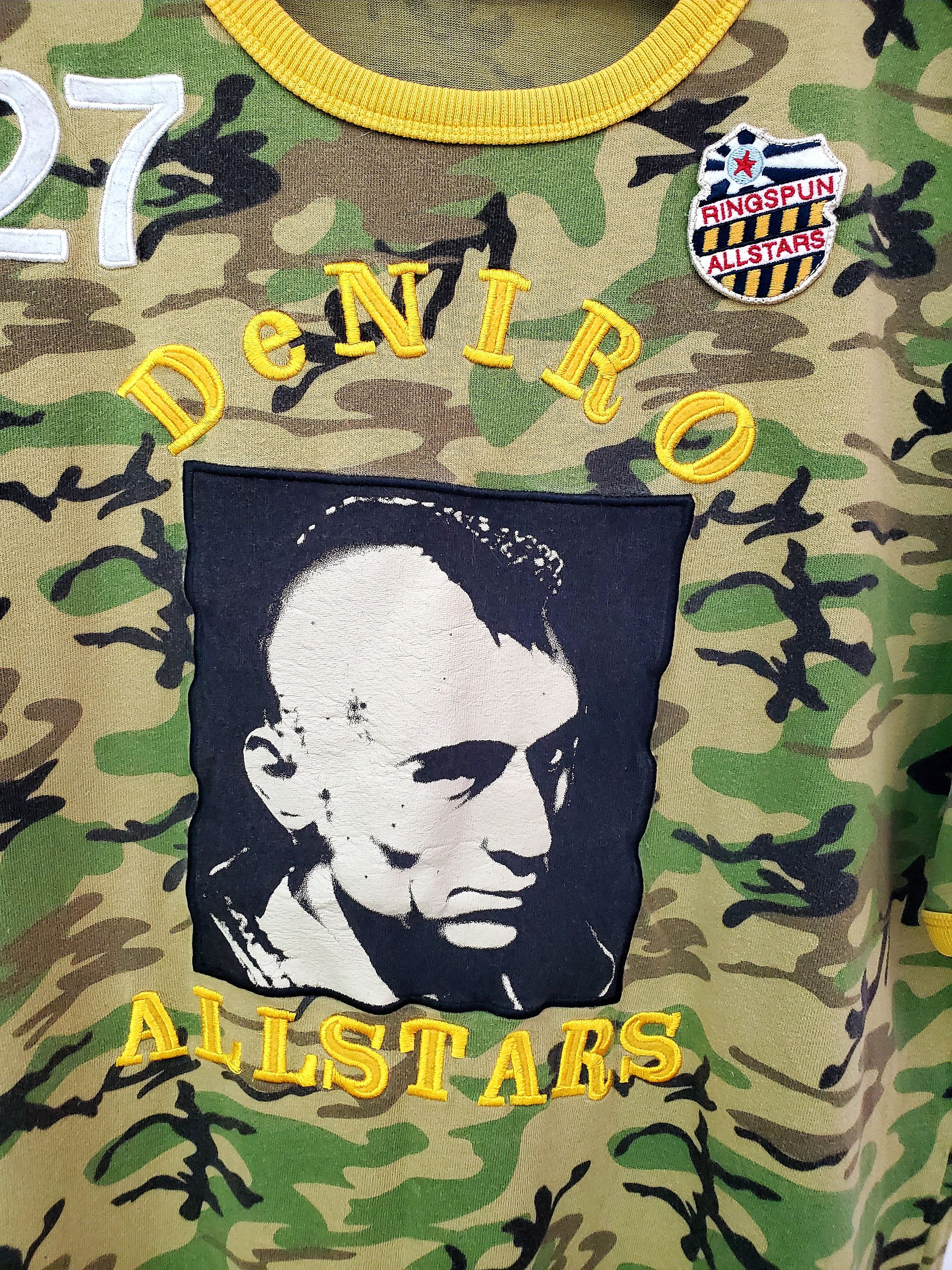 Ringspun × Vintage Rare Ringspun Allstars Gangster Robert De Niro taxi driver L Size US L / EU 52-54 / 3 - 2 Thumbnail
