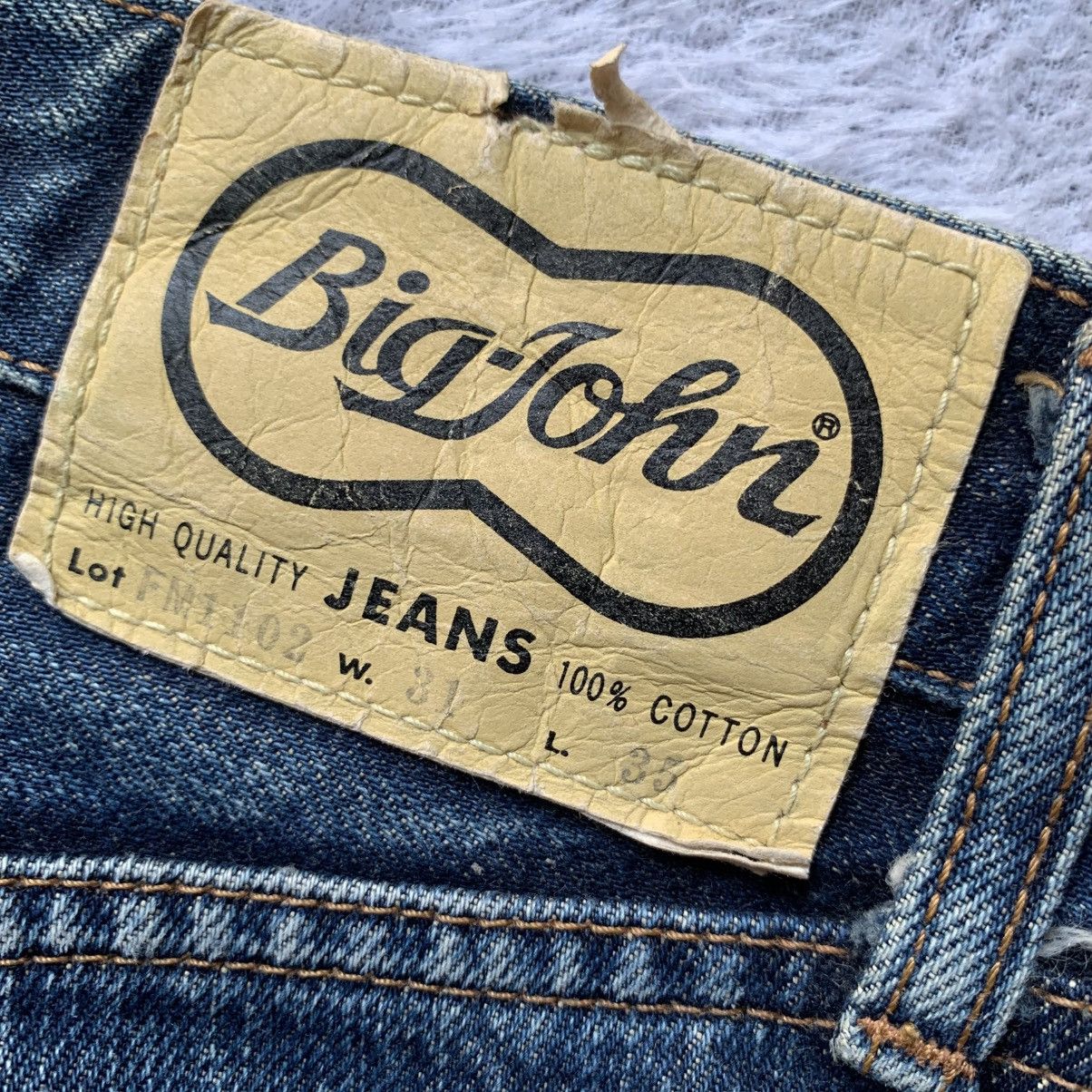 Big John Vintage big john first model distressed and ripped selvedge Size US 30 / EU 46 - 12 Thumbnail