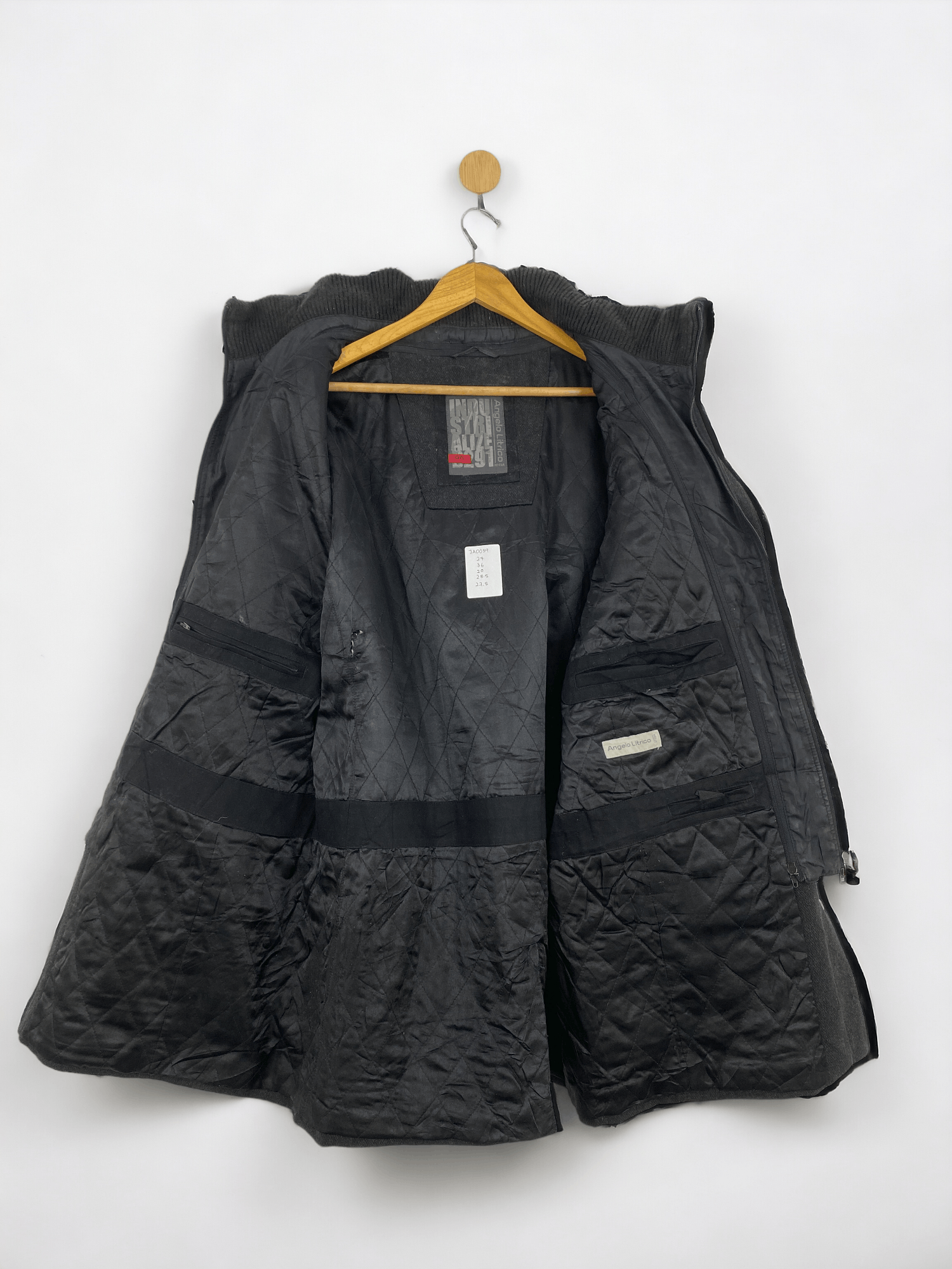 Angelo Litrico Vintage Angelico Litrico Heavy Coat Zipper Up Jacket JA0059 Size US XXL / EU 58 / 5 - 9 Thumbnail