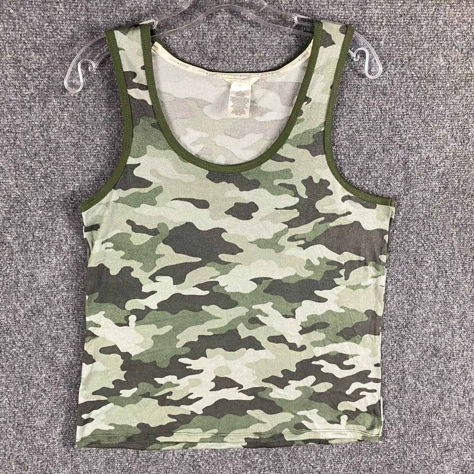 Lucky Brand Lucky Brand Tank Top Women's Large Casual Camouflage Size L / US 10 / IT 46 - 1 Thumbnail