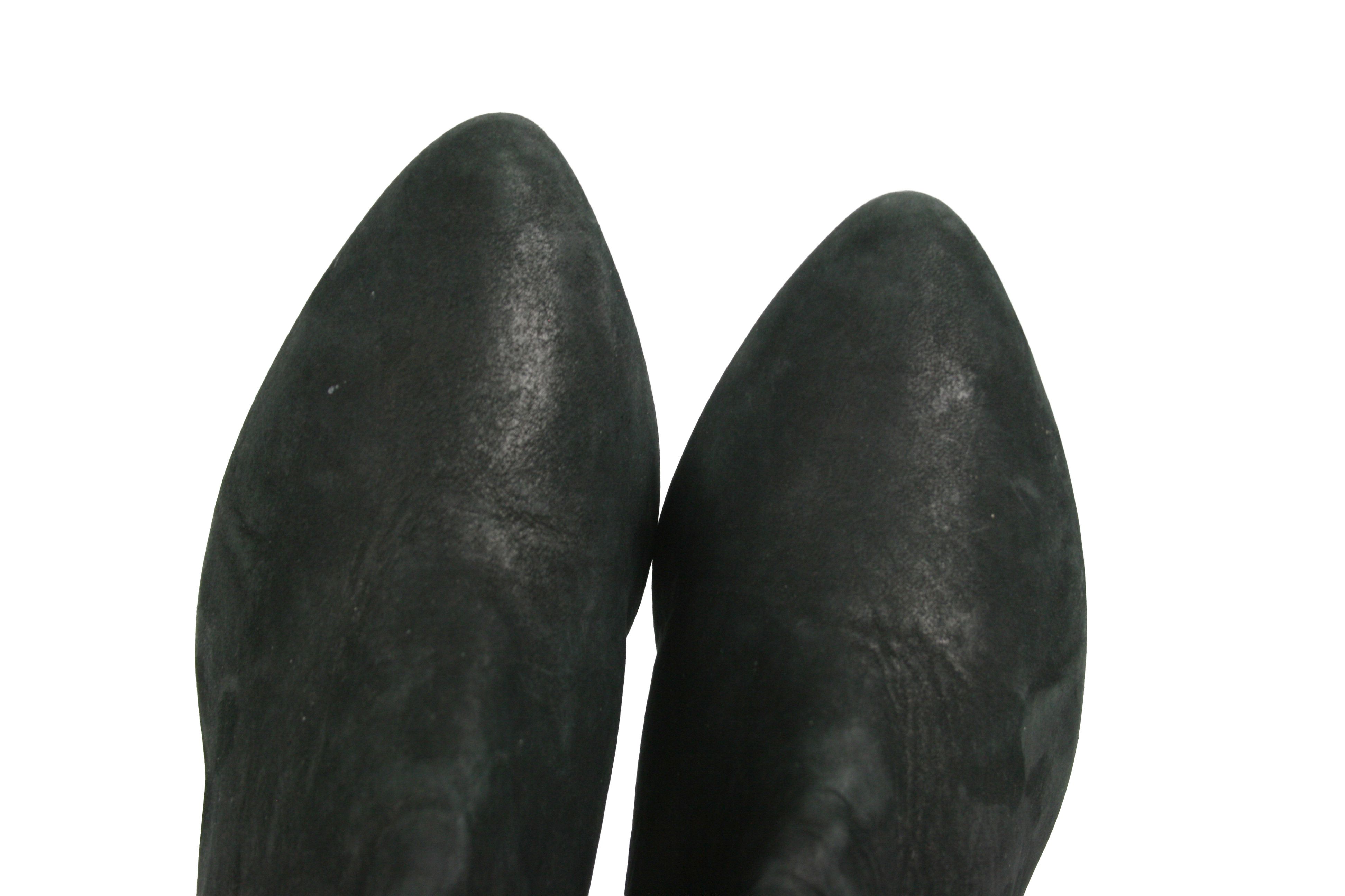 The Last Conspiracy Avant Garde Suede Point Toe Heeled Boots Size US 7 / IT 37 - 5 Thumbnail