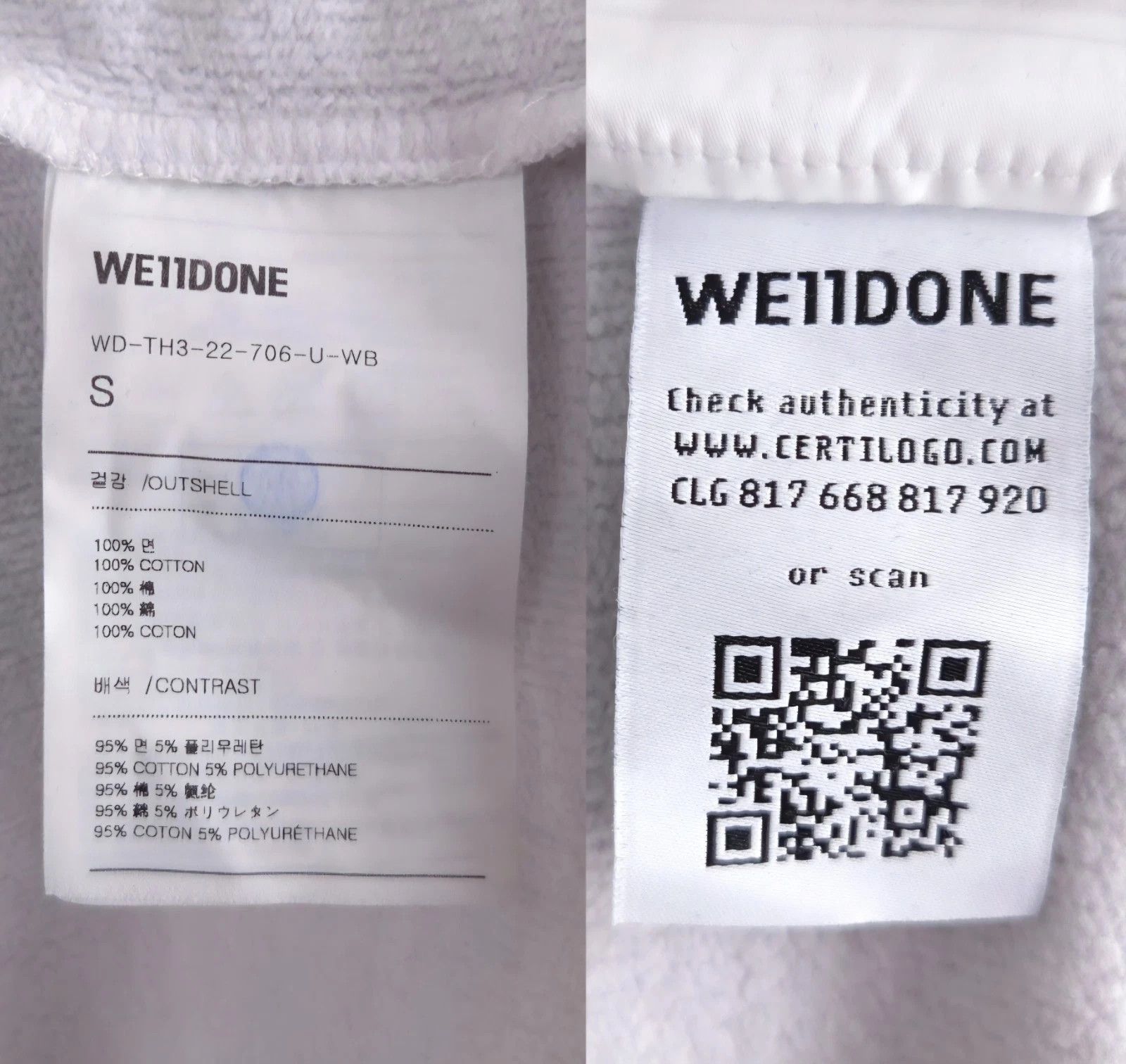 WE11DONE Welldone Rabbit Hoodie Size S Womens Unisex Off-White Sweat Size S / US 4 / IT 40 - 13 Thumbnail