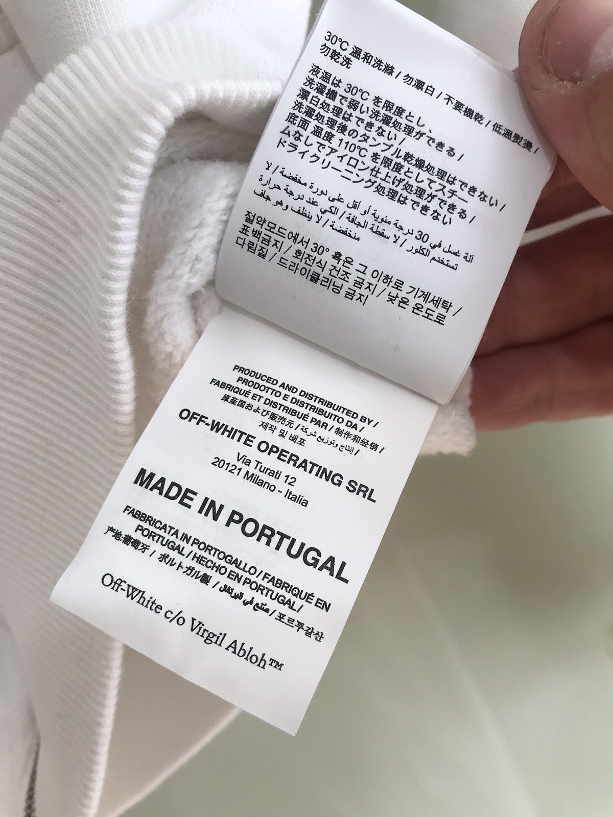 Off-White Off-White Virgil Adloh Kids Logo Printed Zipped Hoodie Size US XXS / EU 40 - 12 Thumbnail